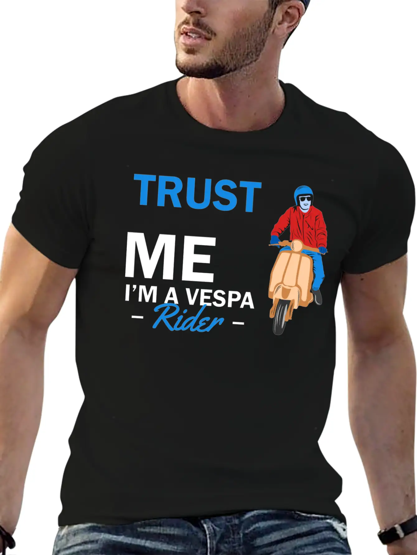 Trust Me Im A Vespa Rider Unisex Casual T-Shirt – Clean Design For Daily Comfort