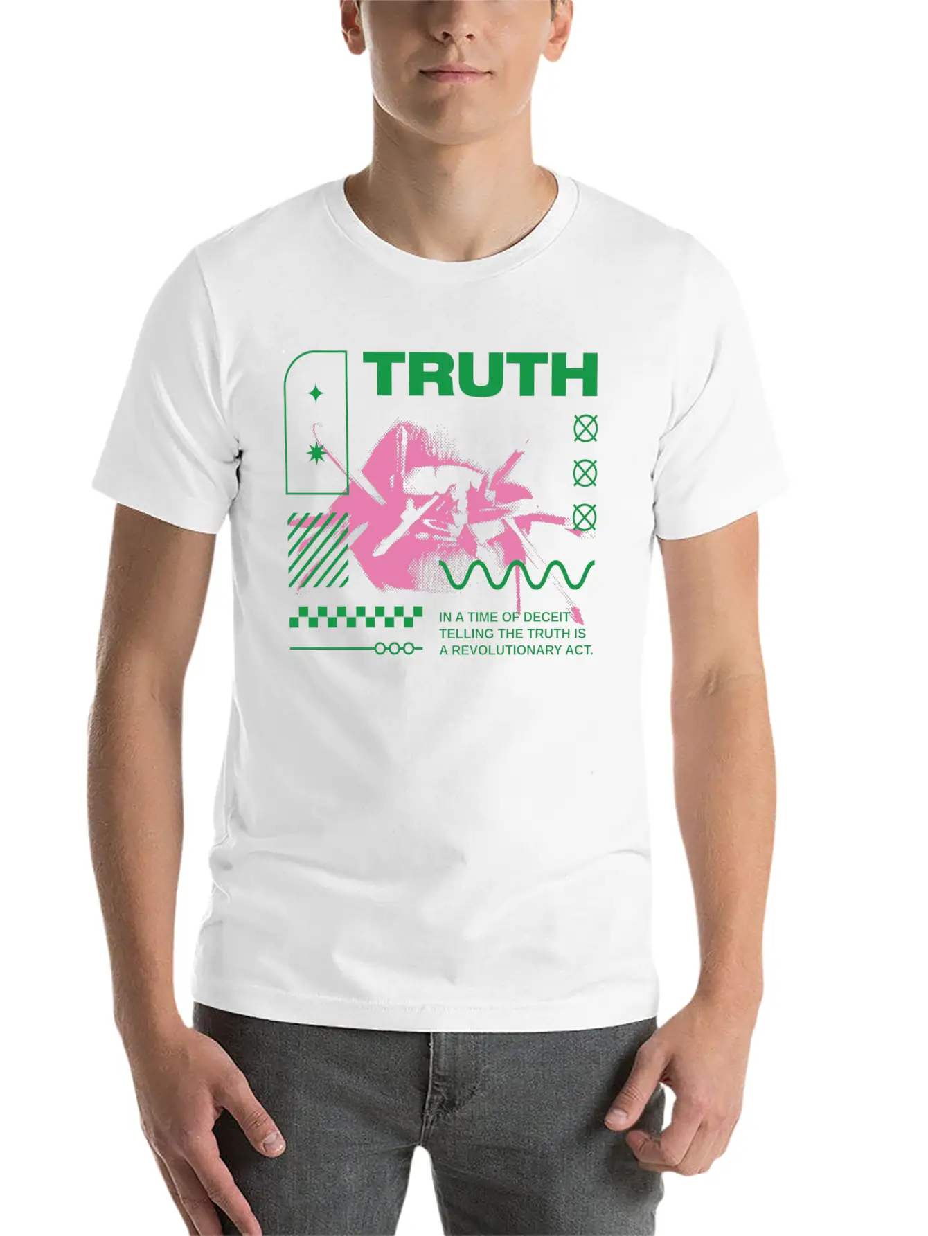 TRUTH VIRTUE404 STREETWEAR Unisex Casual T-Shirt – Clean Design For Daily Comfort