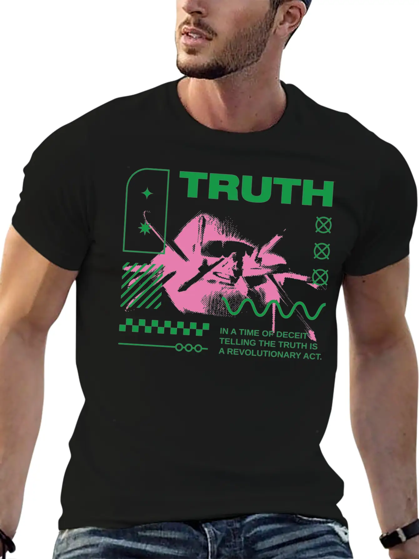 TRUTH VIRTUE404 STREETWEAR Unisex Casual T-Shirt – Clean Design For Daily Comfort