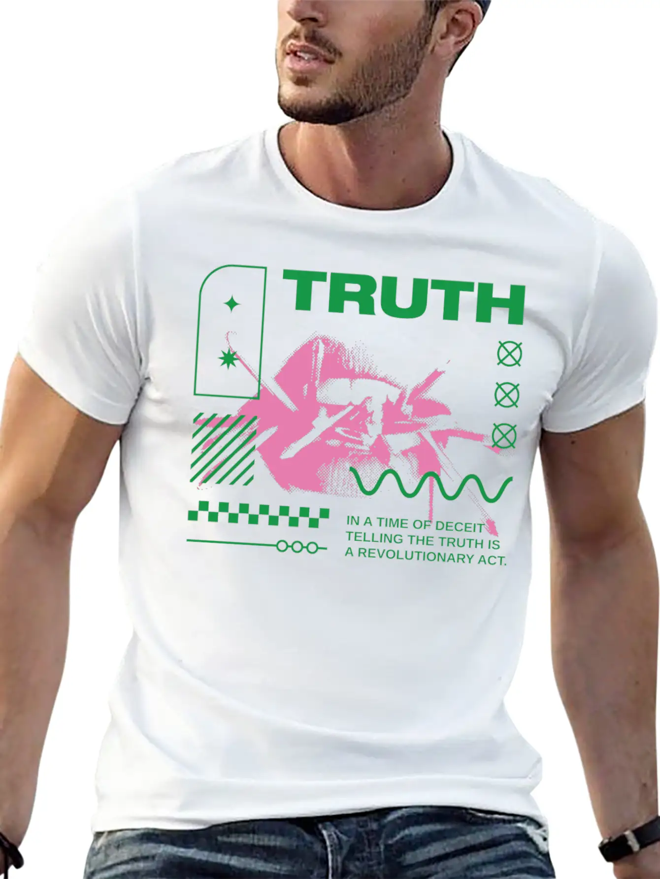 TRUTH VIRTUE404 STREETWEAR Unisex Casual T-Shirt – Clean Design For Daily Comfort
