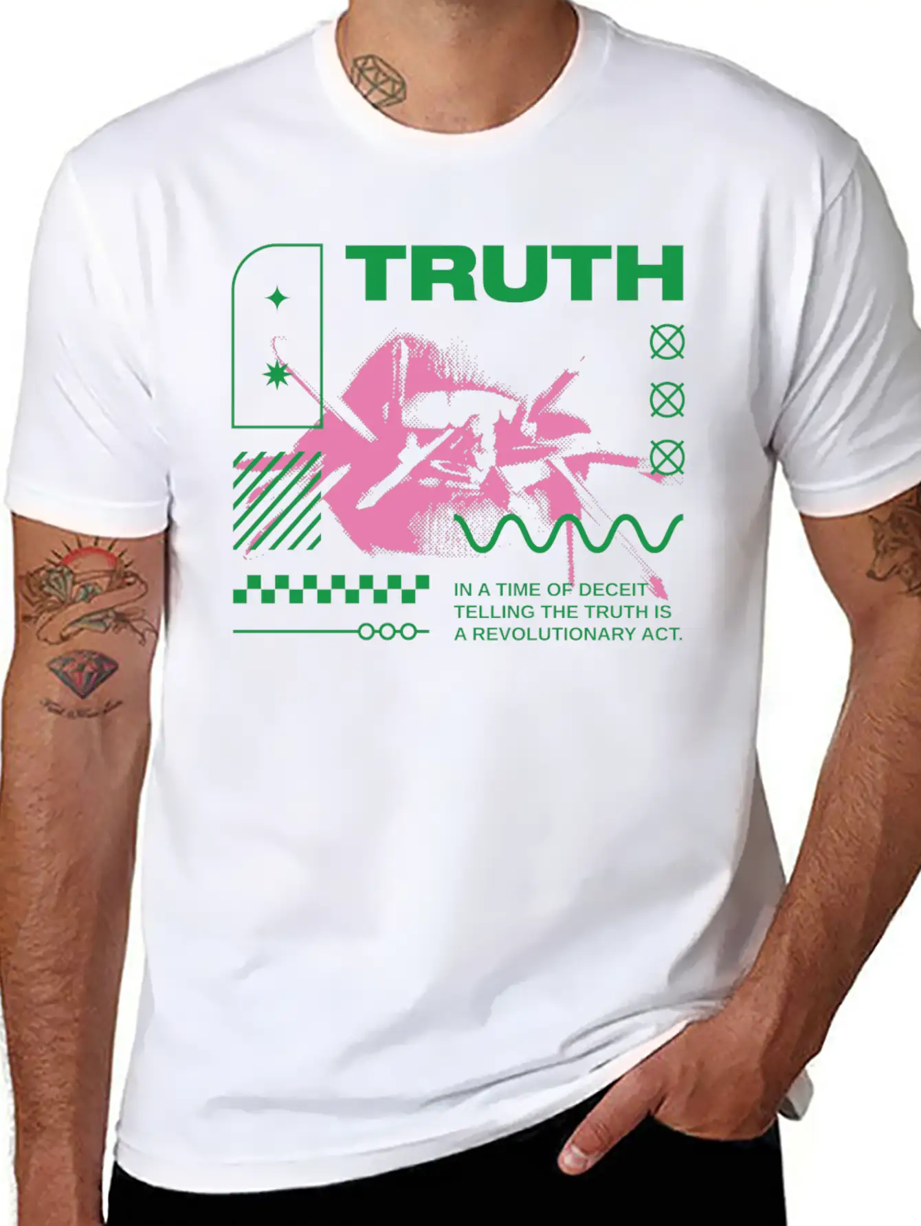 TRUTH VIRTUE404 STREETWEAR Unisex Casual T-Shirt – Clean Design For Daily Comfort