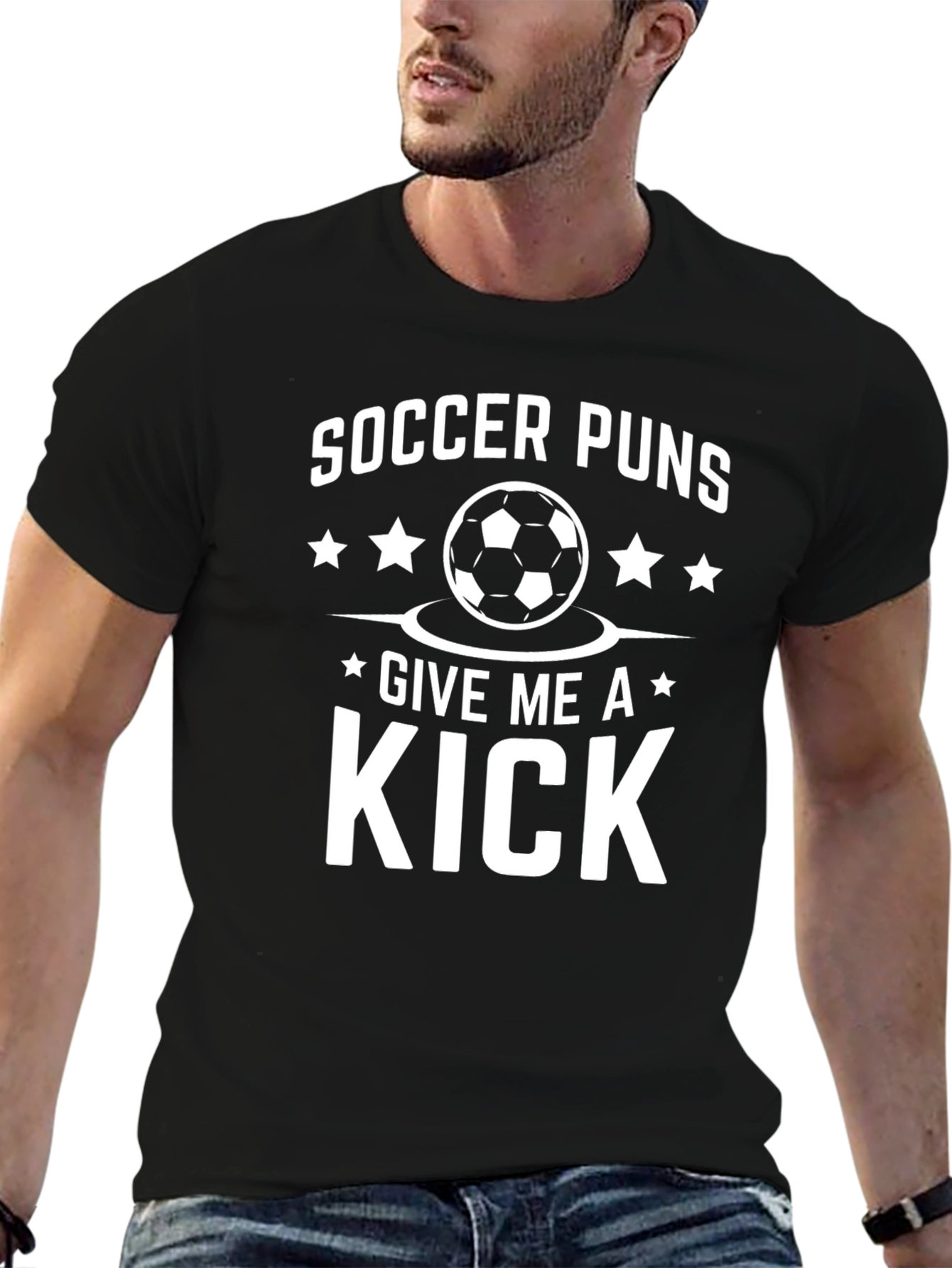 Soccer Puns T-Shirt: Give Me A Kick!