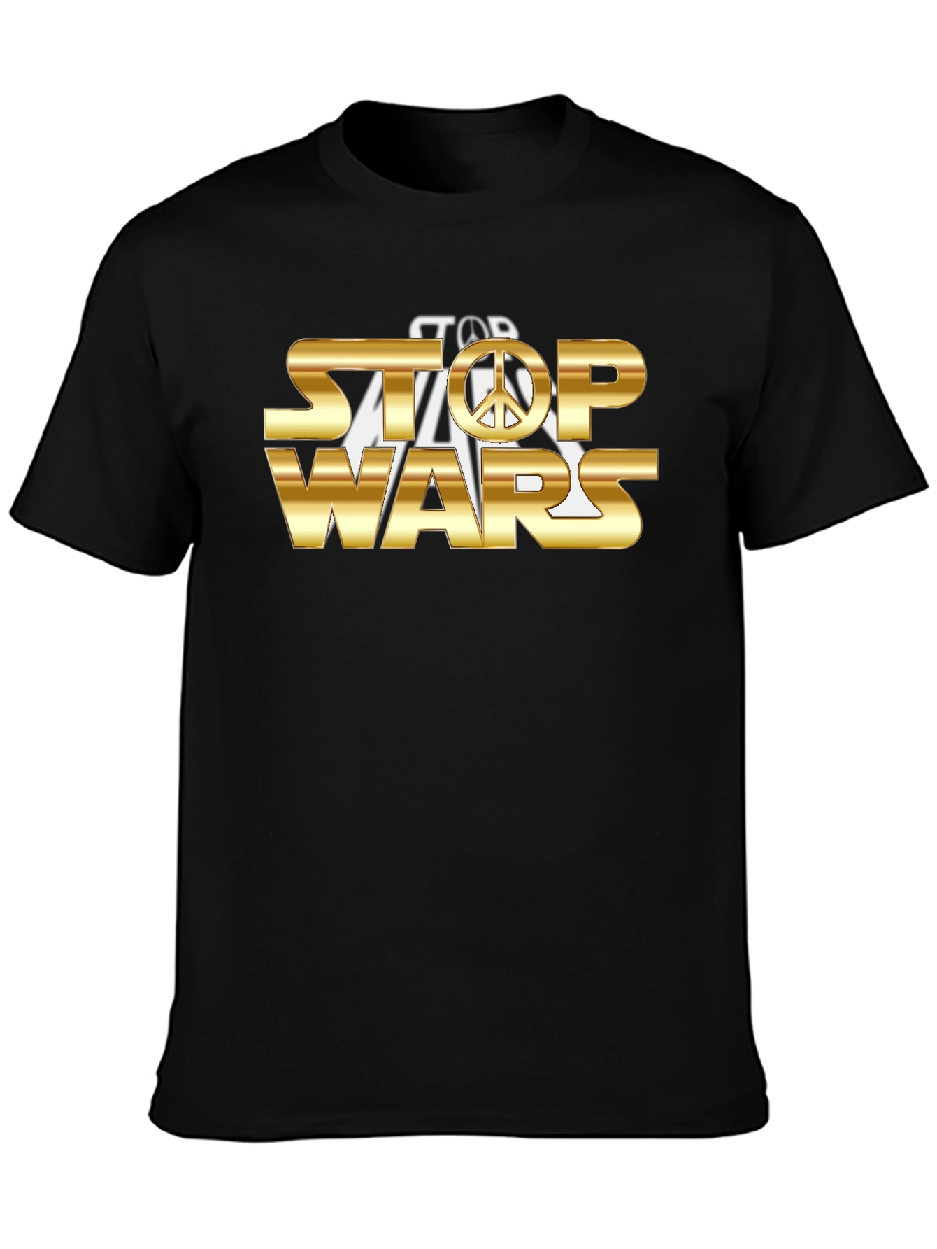 Stop Wars Peace Sign Graphic Tee