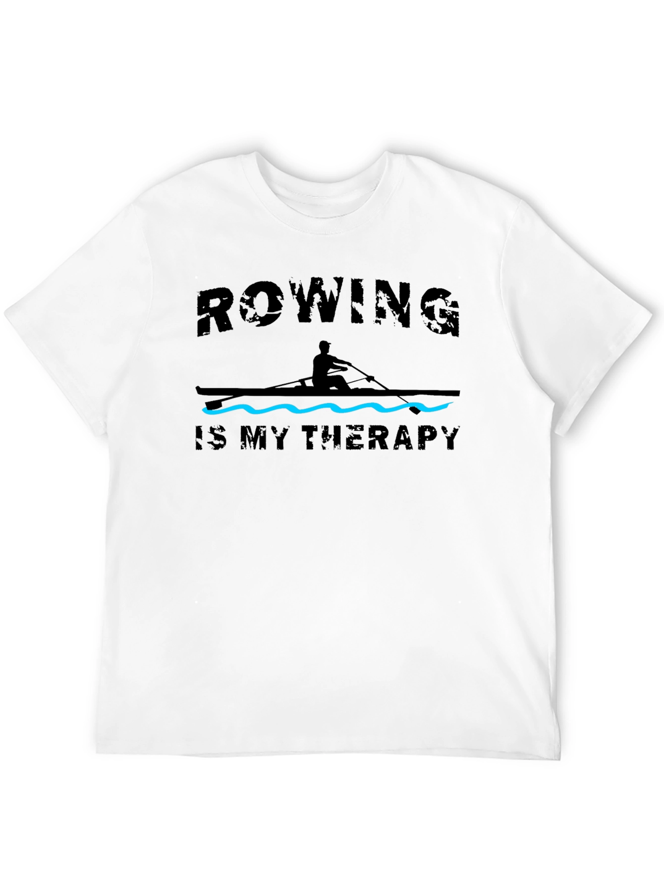Rowing is My Therapy Graphic T-Shirt