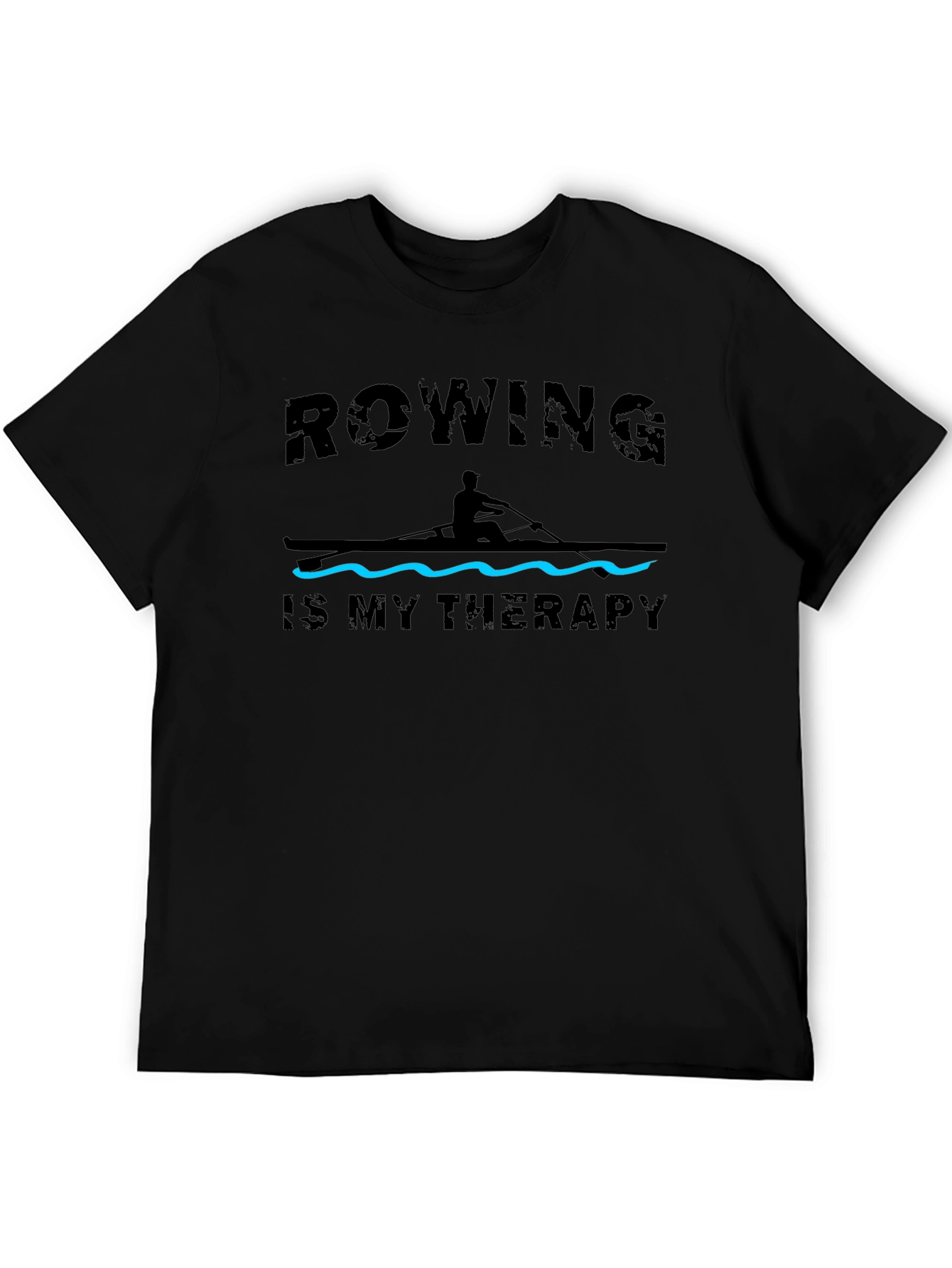 Rowing is My Therapy Graphic T-Shirt