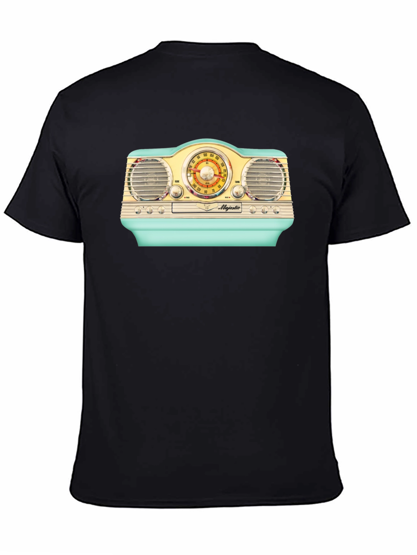 Retro Radio Graphic T-Shirt - Classic Style