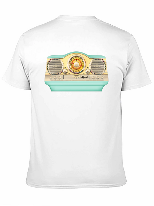 Retro Radio Graphic T-Shirt - Classic Style