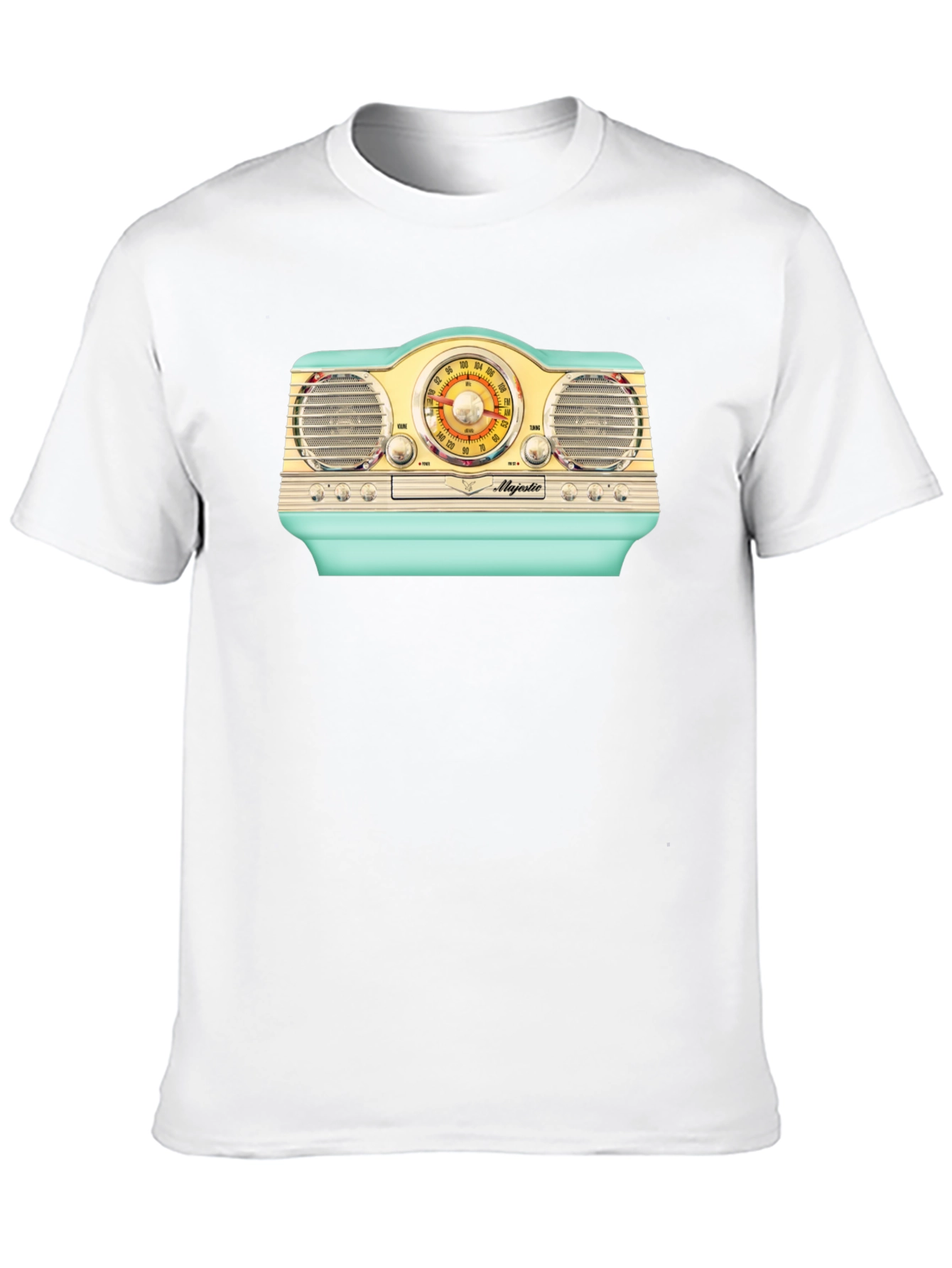 Retro Radio Graphic T-Shirt - Classic Style