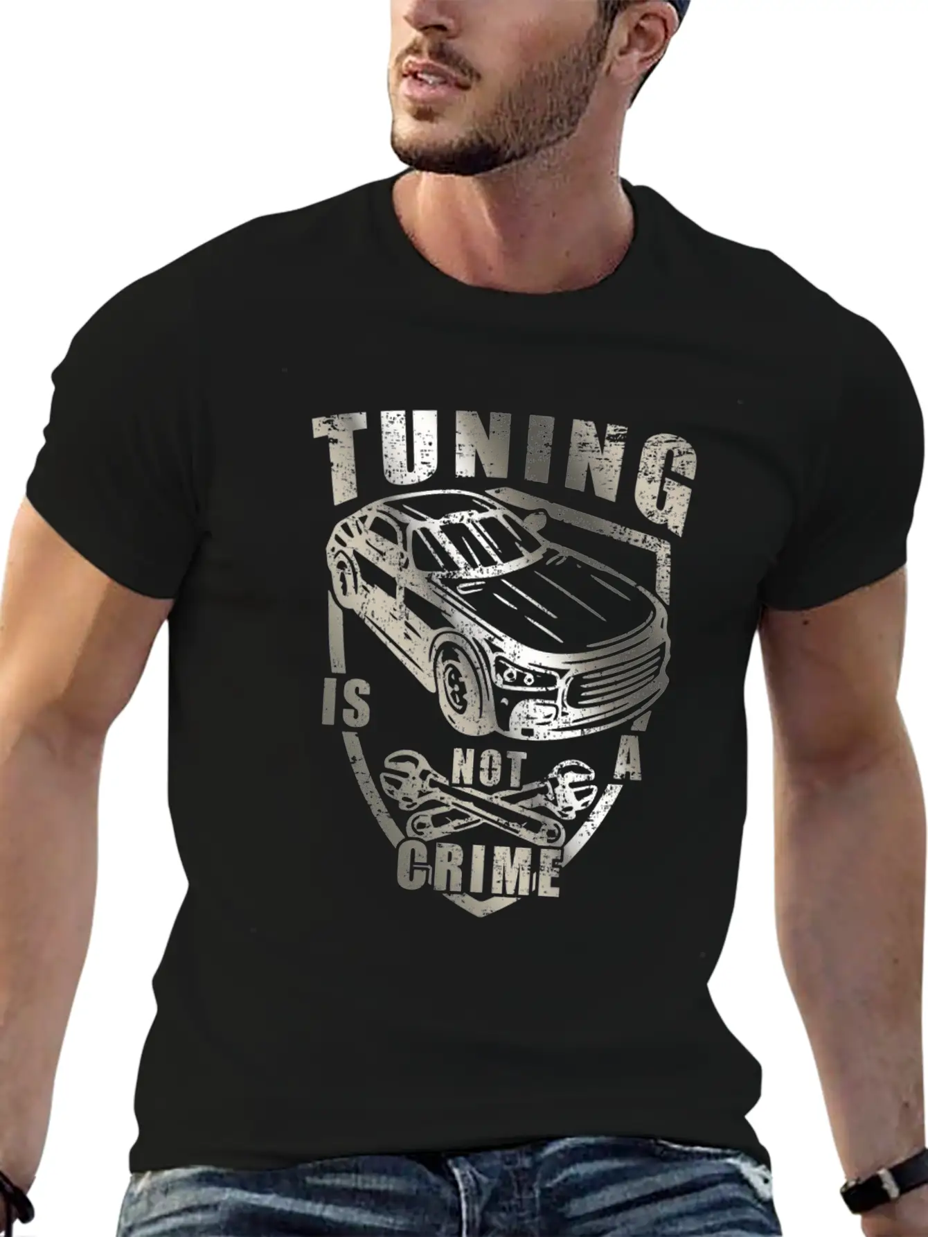 Tuning Unisex Casual T-Shirt – Clean Design For Daily Comfort