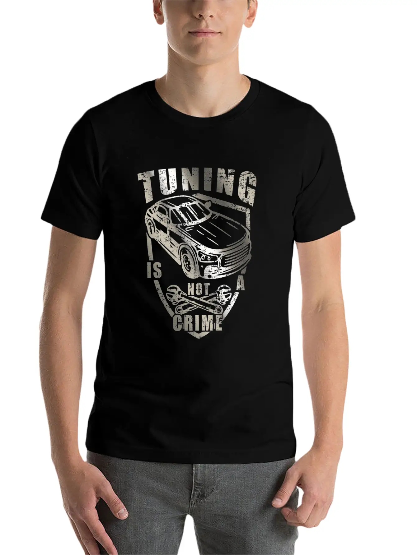 Tuning Unisex Casual T-Shirt – Clean Design For Daily Comfort
