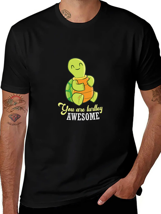 Turtle You Are Turtley Awesome Sea Turtle Unisex Casual T-Shirt – Clean Design For Daily Comfort