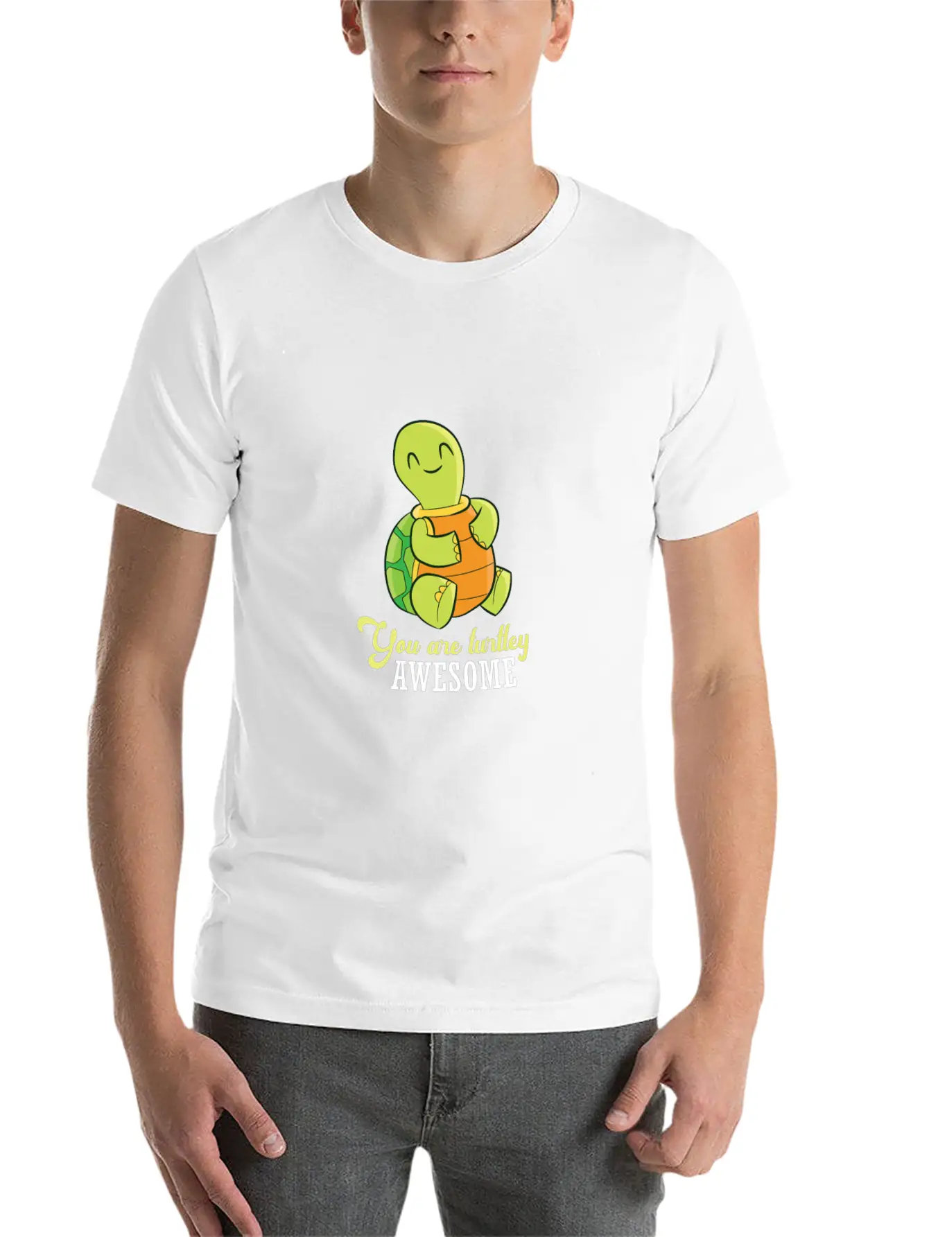 Turtle You Are Turtley Awesome Sea Turtle Unisex Casual T-Shirt – Clean Design For Daily Comfort