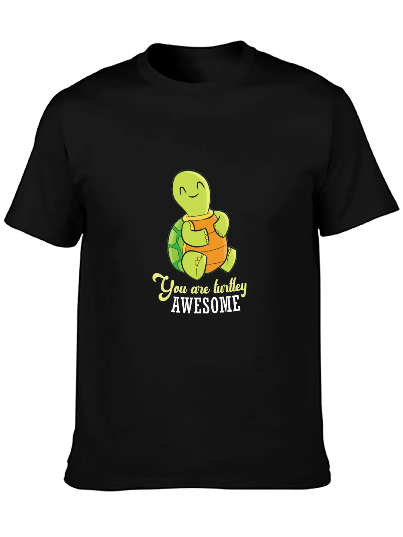 Turtle You Are Turtley Awesome Sea Turtle Unisex Casual T-Shirt – Clean Design For Daily Comfort