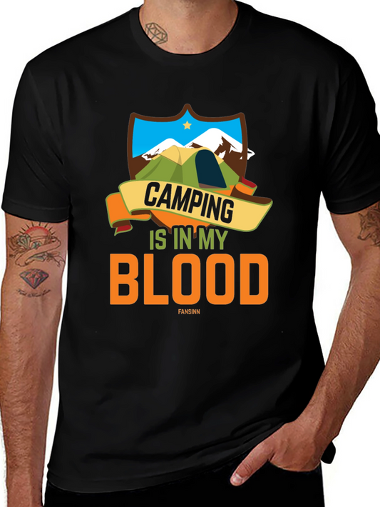 Camping Is In My Blood T-Shirt