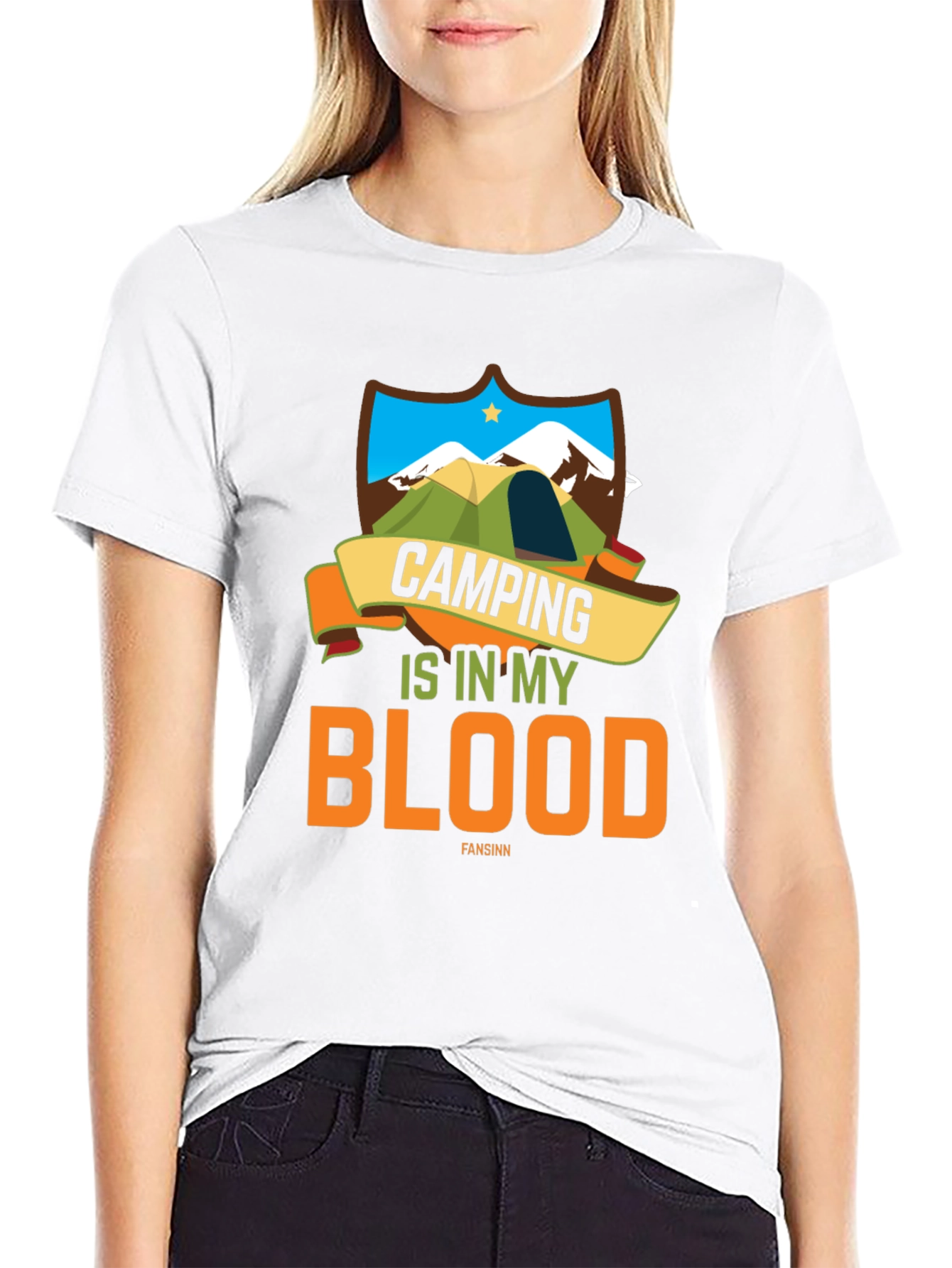 Camping Is In My Blood T-Shirt