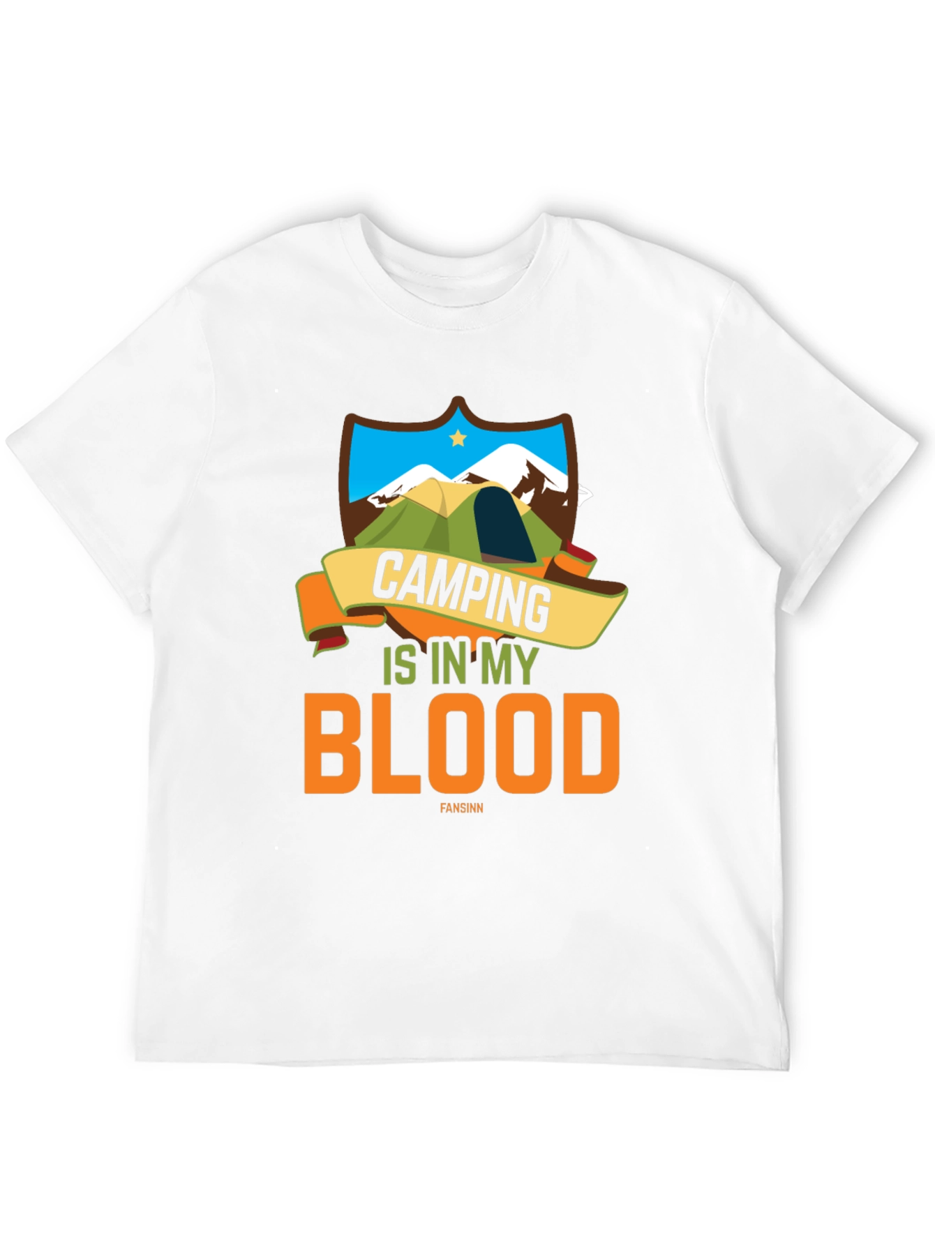 Camping Is In My Blood T-Shirt