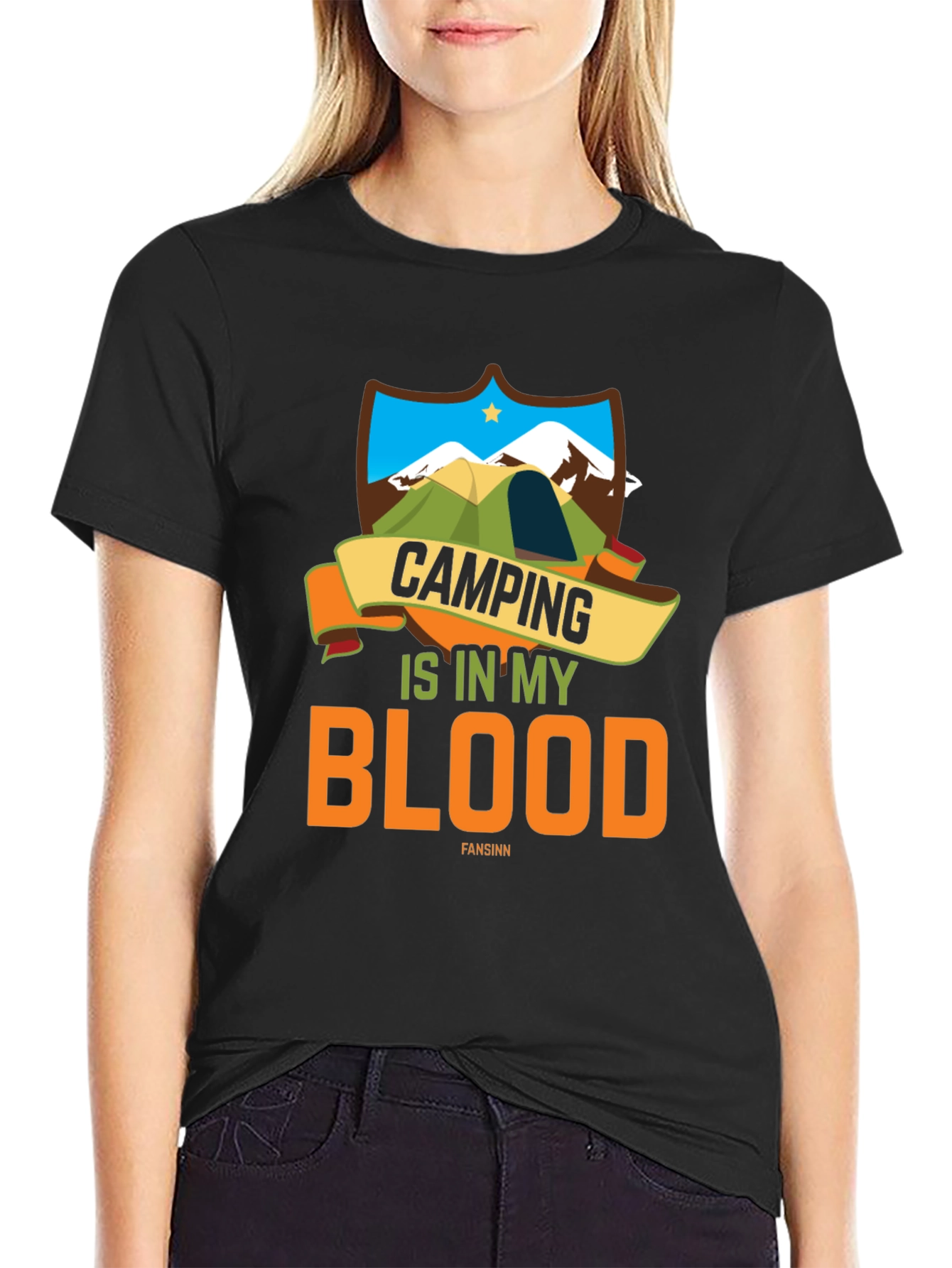 Camping Is In My Blood T-Shirt