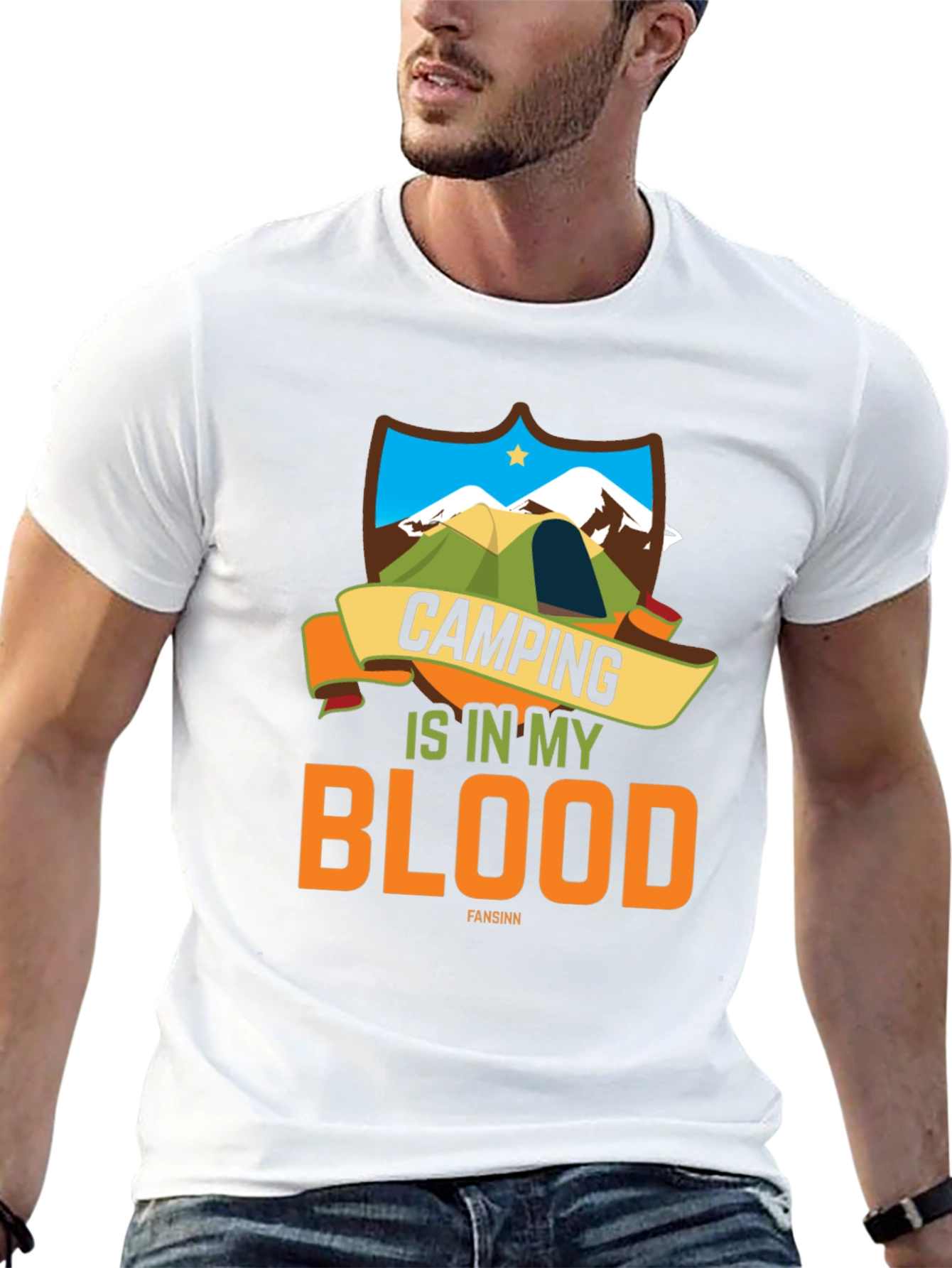 Camping Is In My Blood T-Shirt