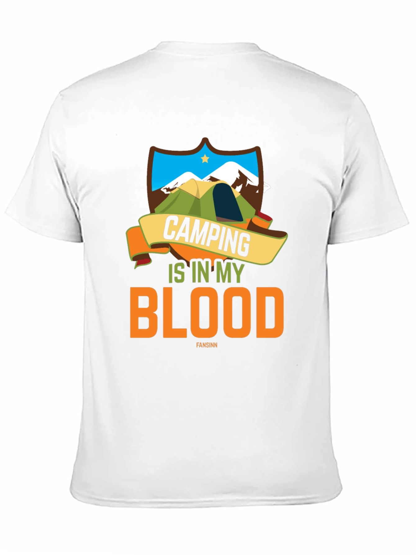 Camping Is In My Blood T-Shirt