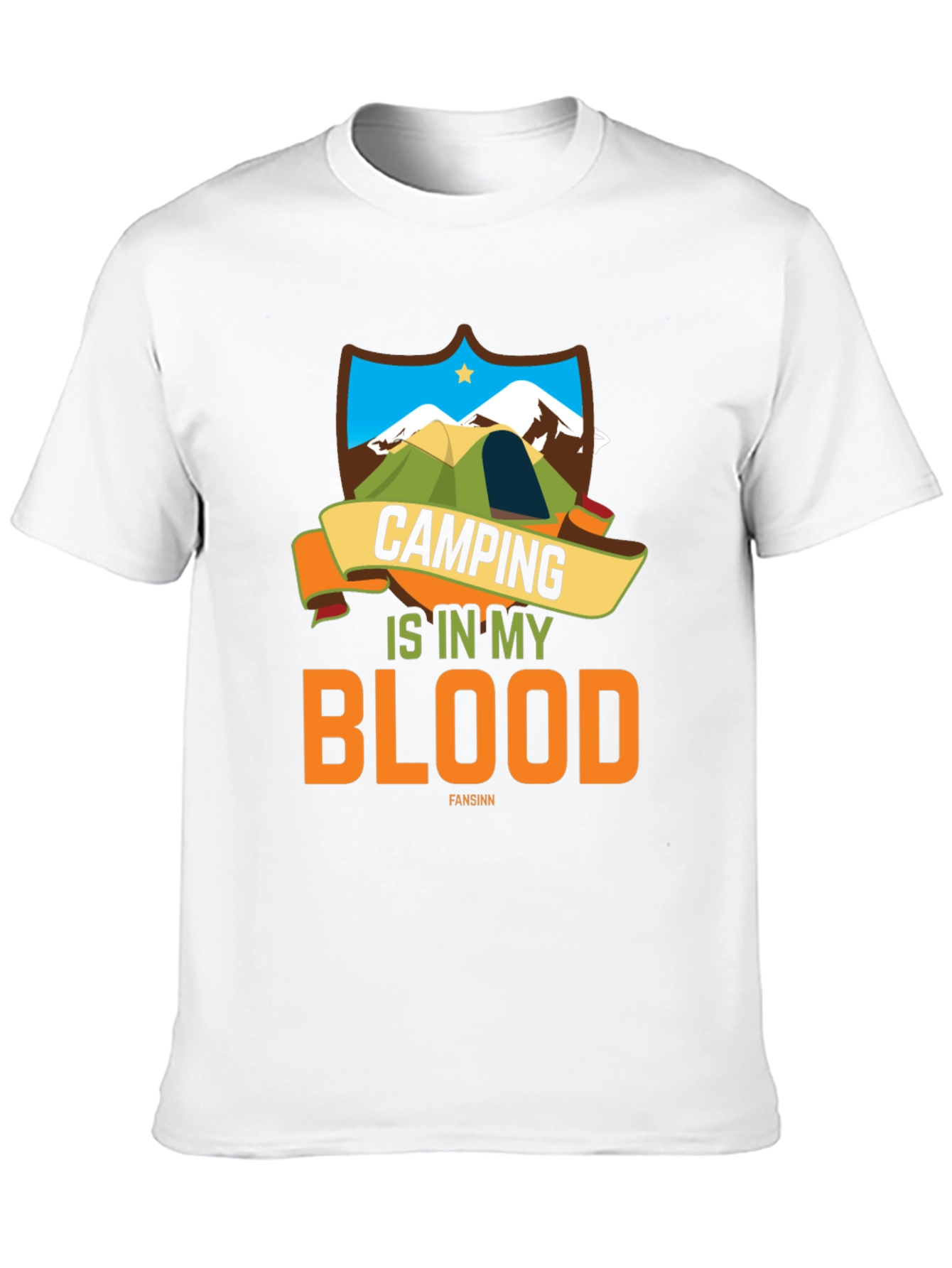 Camping Is In My Blood T-Shirt