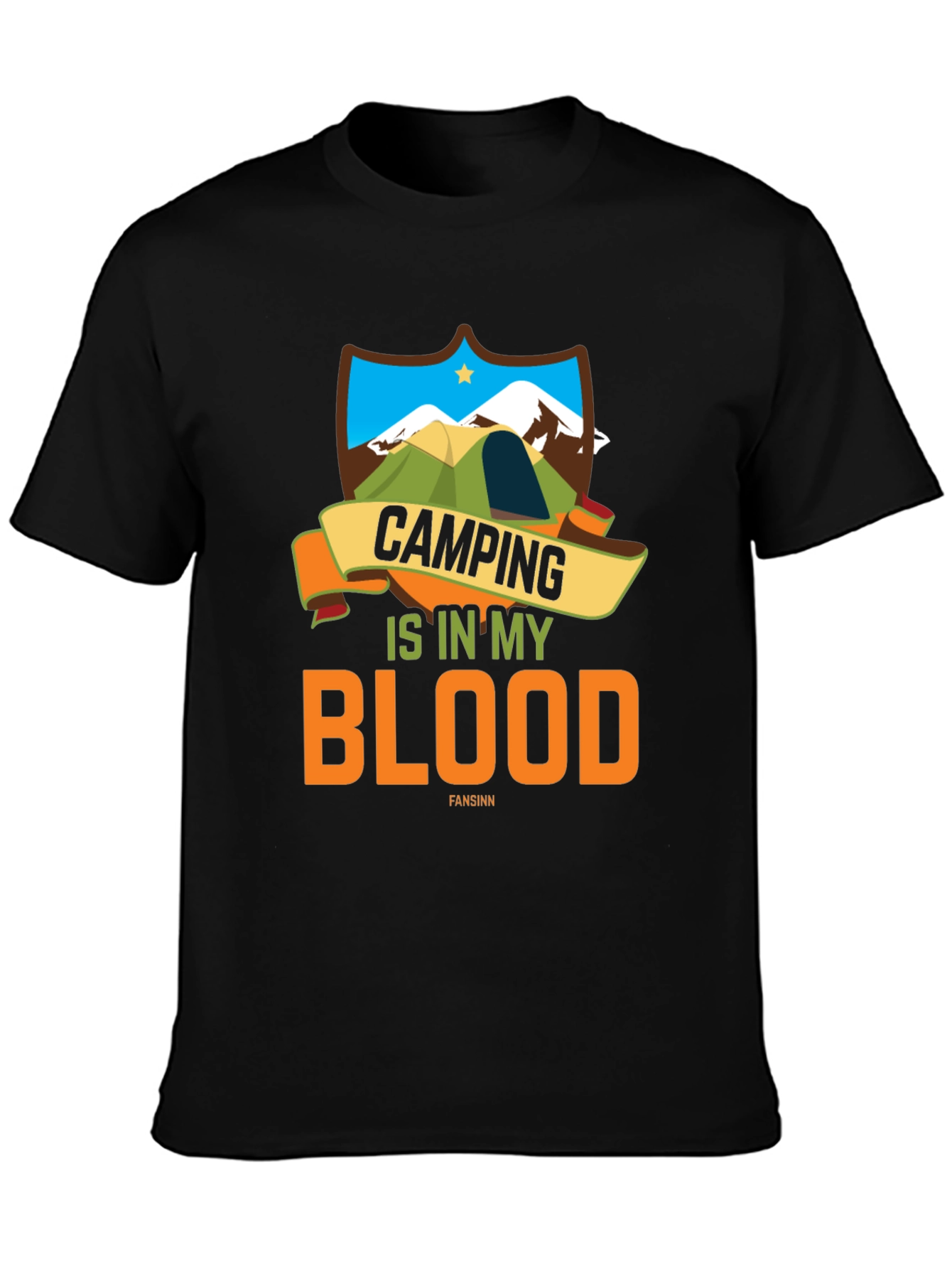 Camping Is In My Blood T-Shirt