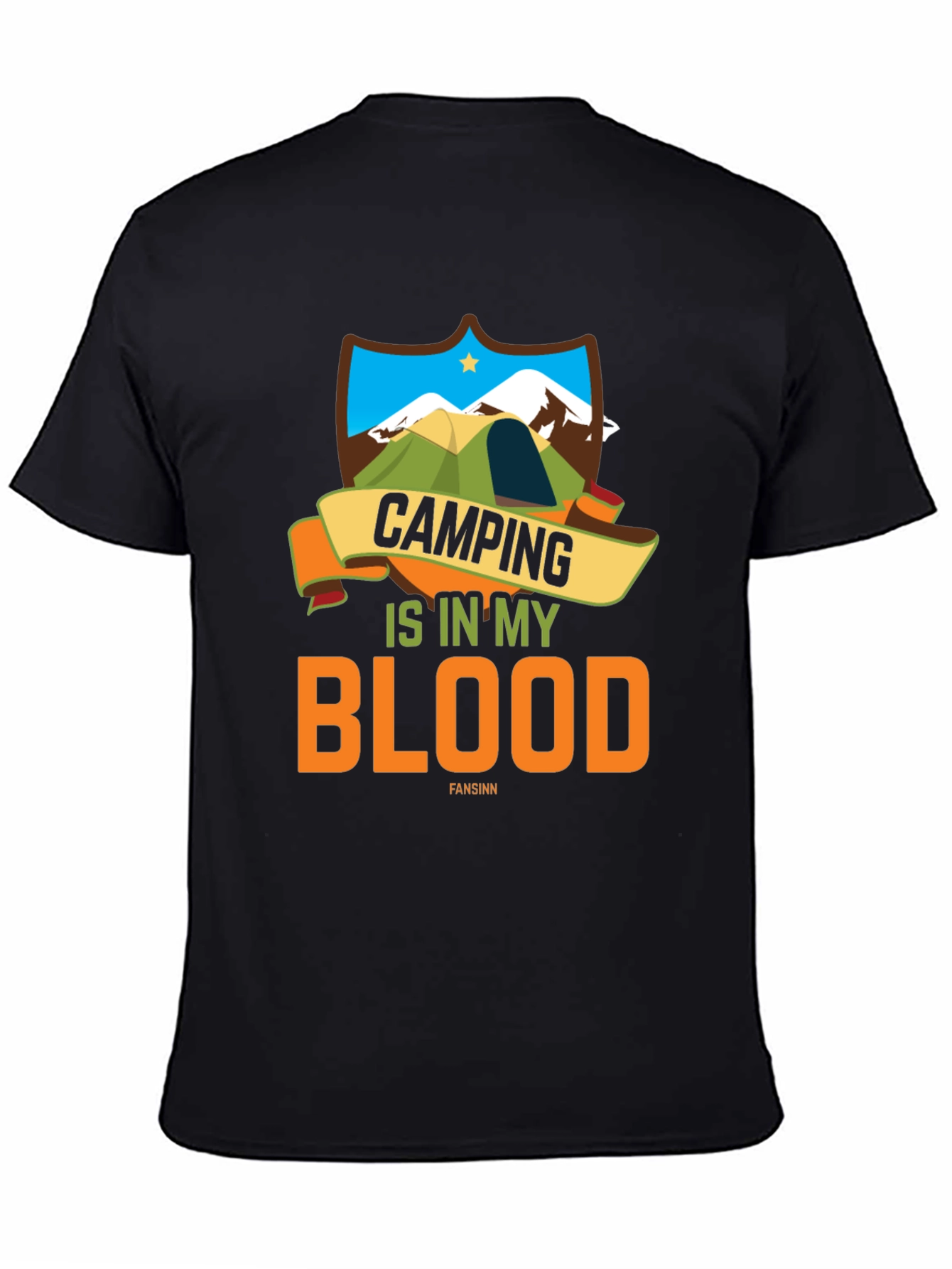 Camping Is In My Blood T-Shirt
