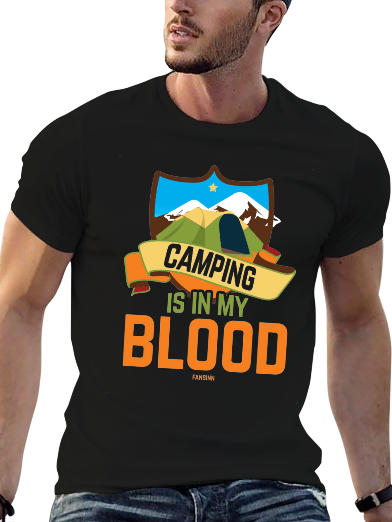 Camping Is In My Blood T-Shirt