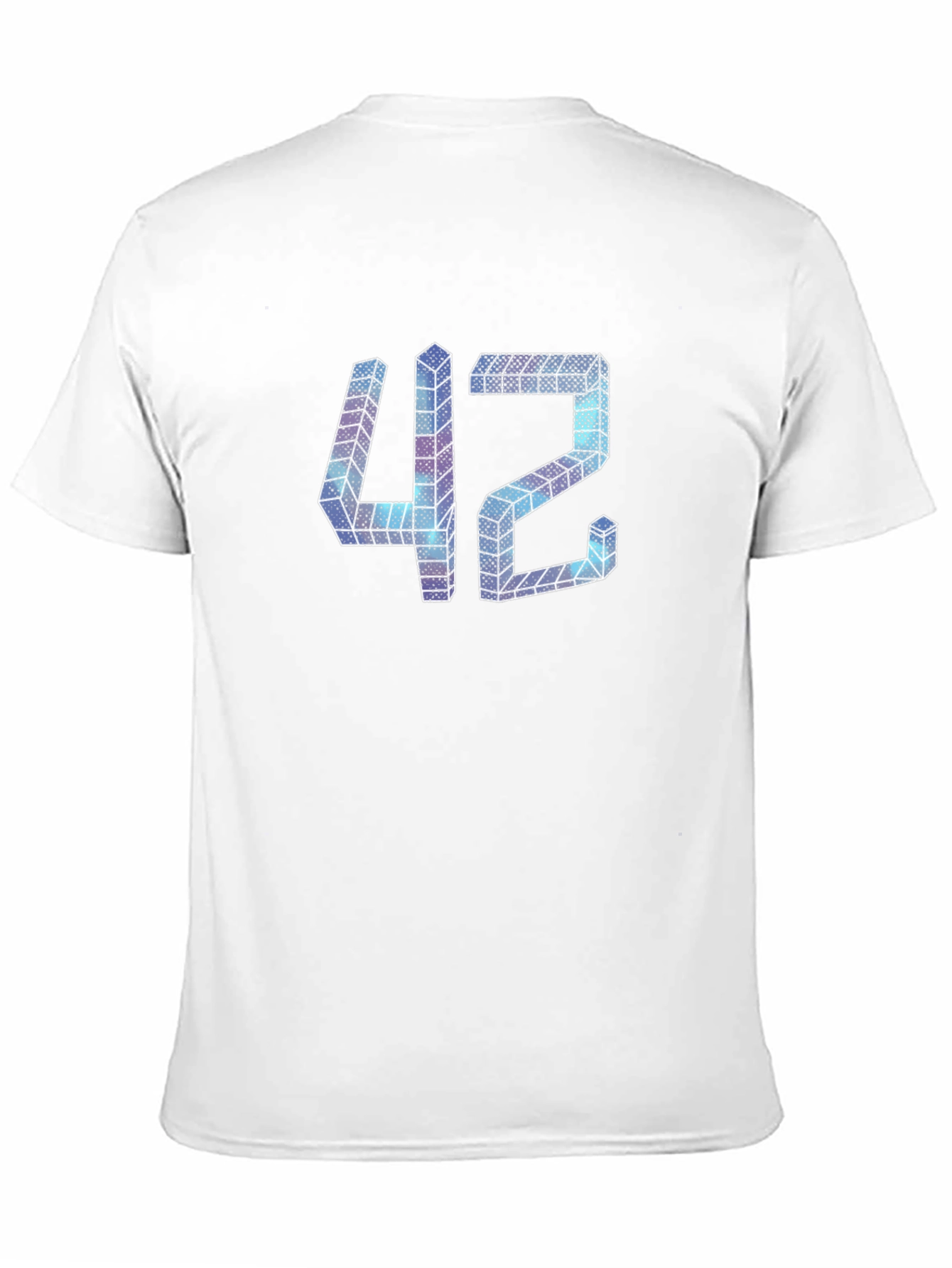 Abstract 42 Graphic Tee - Mens Black T-Shirt