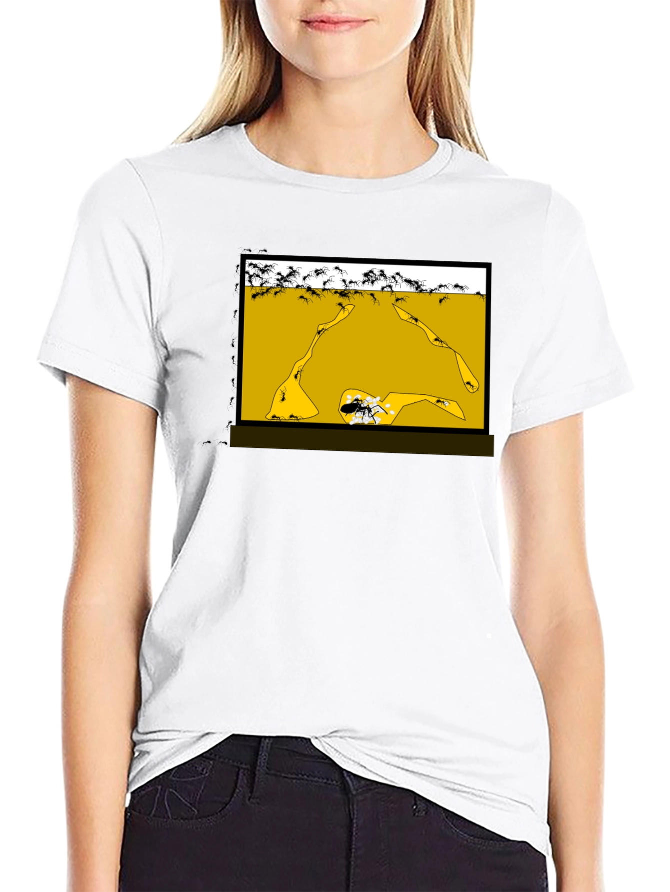 Ant Farm T-Shirt: Underground Colony Graphic Tee