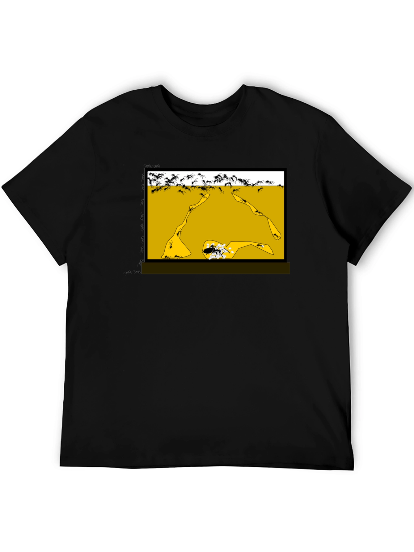 Ant Farm T-Shirt: Underground Colony Graphic Tee