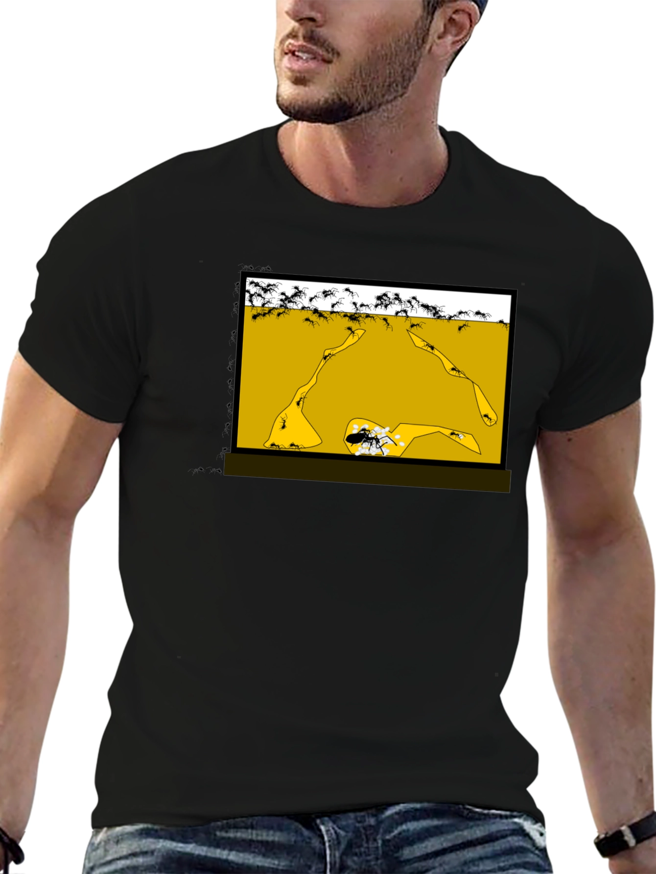 Ant Farm T-Shirt: Underground Colony Graphic Tee