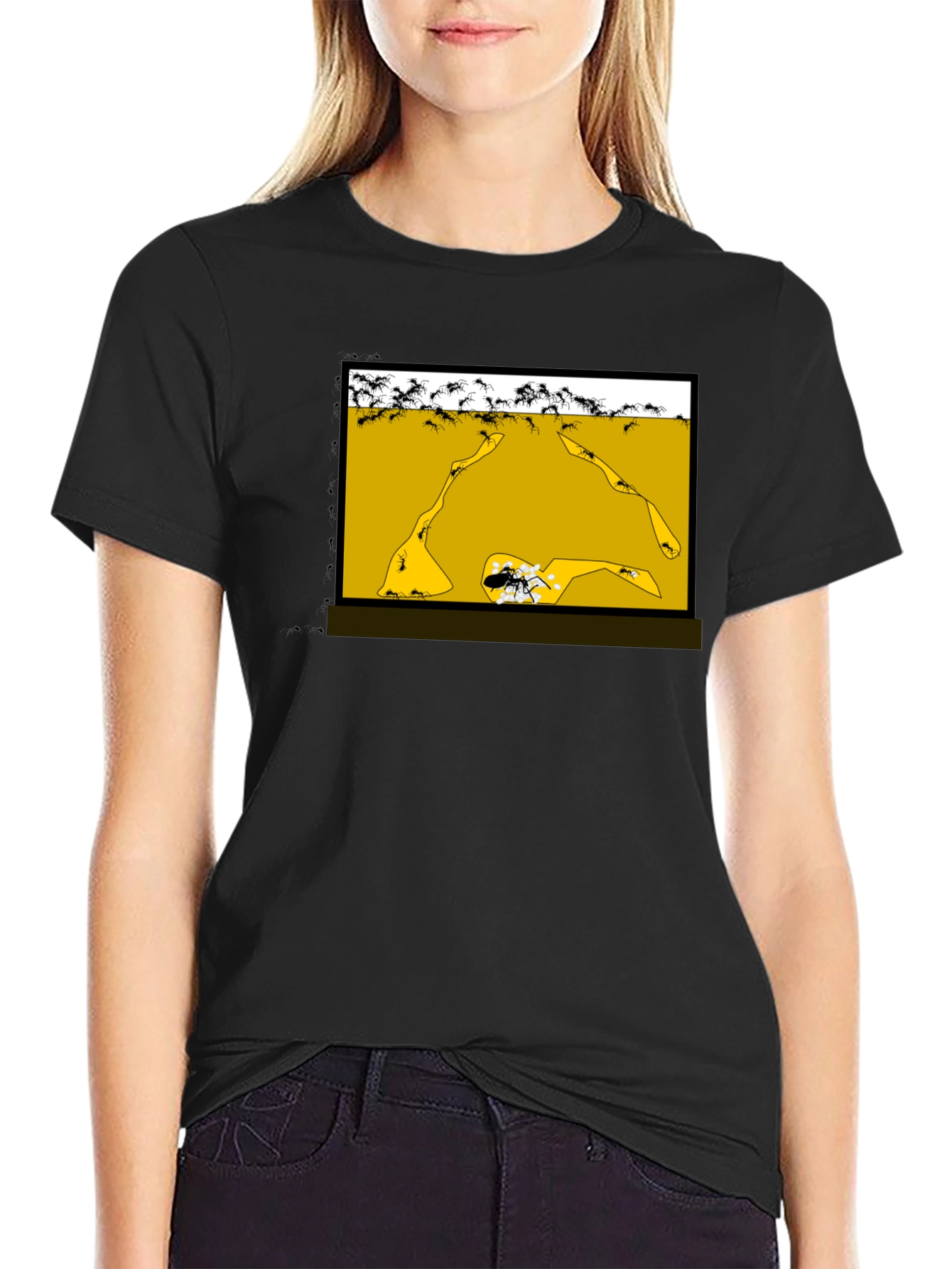 Ant Farm T-Shirt: Underground Colony Graphic Tee