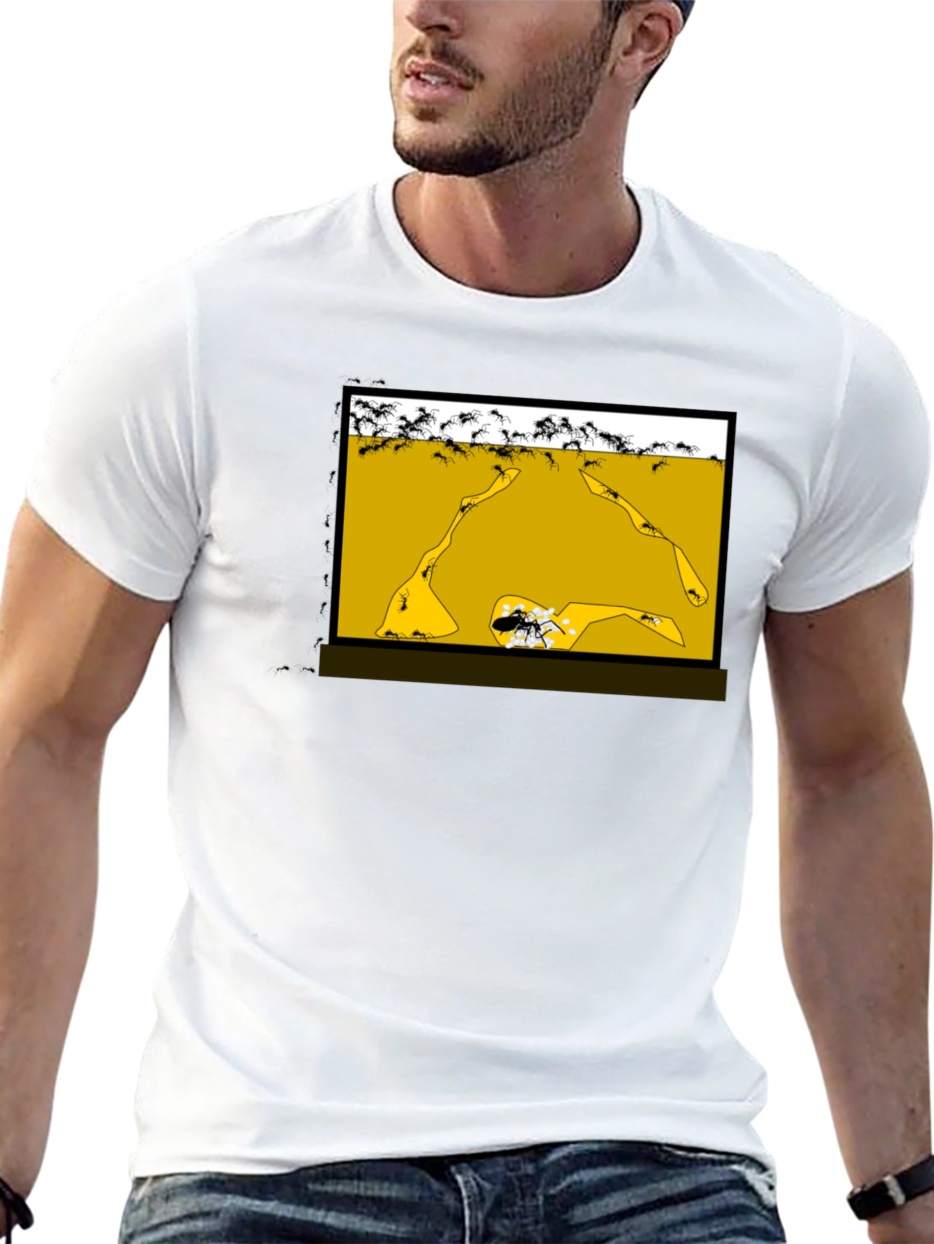 Ant Farm T-Shirt: Underground Colony Graphic Tee
