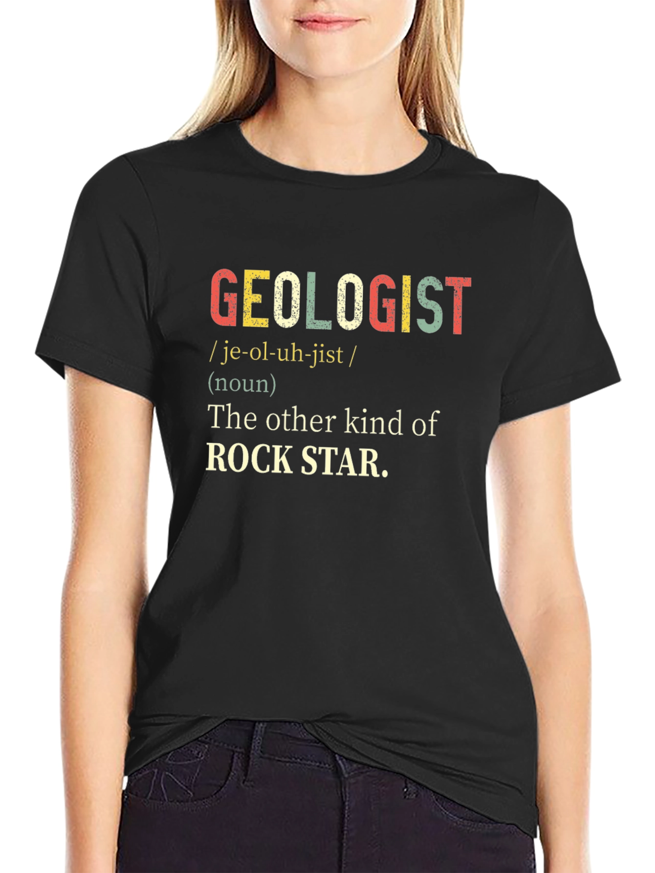 Geologist Rock Star Definition T-Shirt