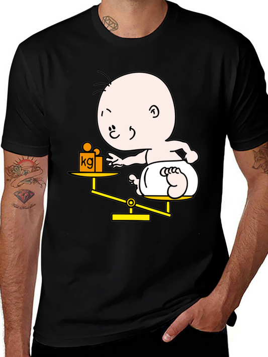 Baby Weight Scale Graphic T-Shirt