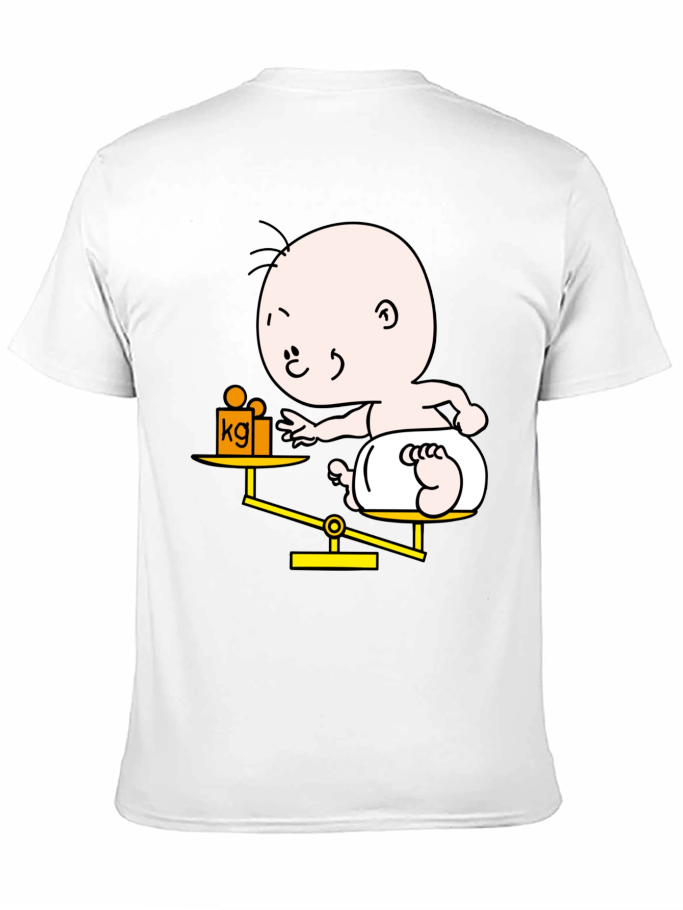 Baby Weight Scale Graphic T-Shirt