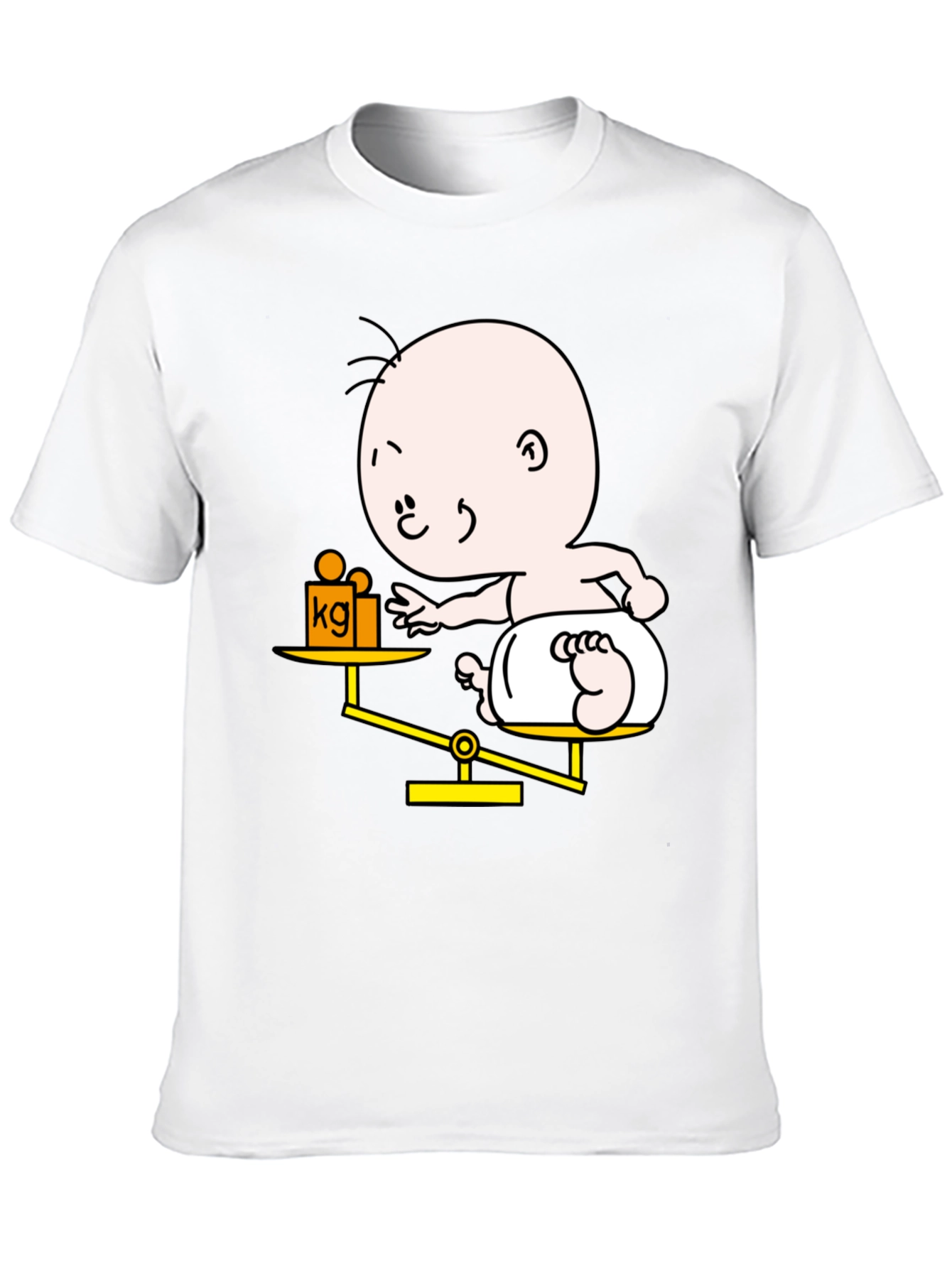 Baby Weight Scale Graphic T-Shirt