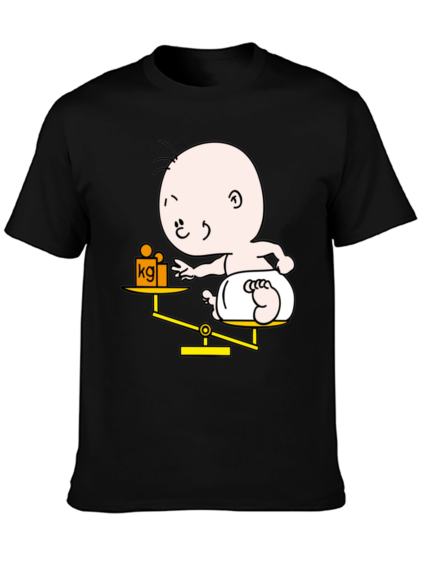 Baby Weight Scale Graphic T-Shirt
