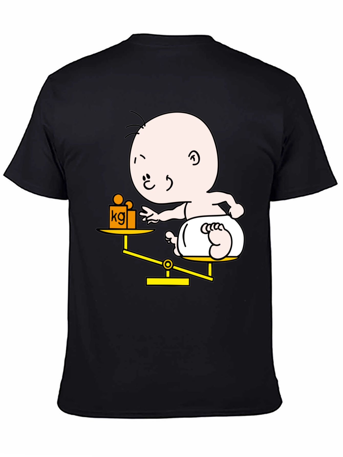 Baby Weight Scale Graphic T-Shirt