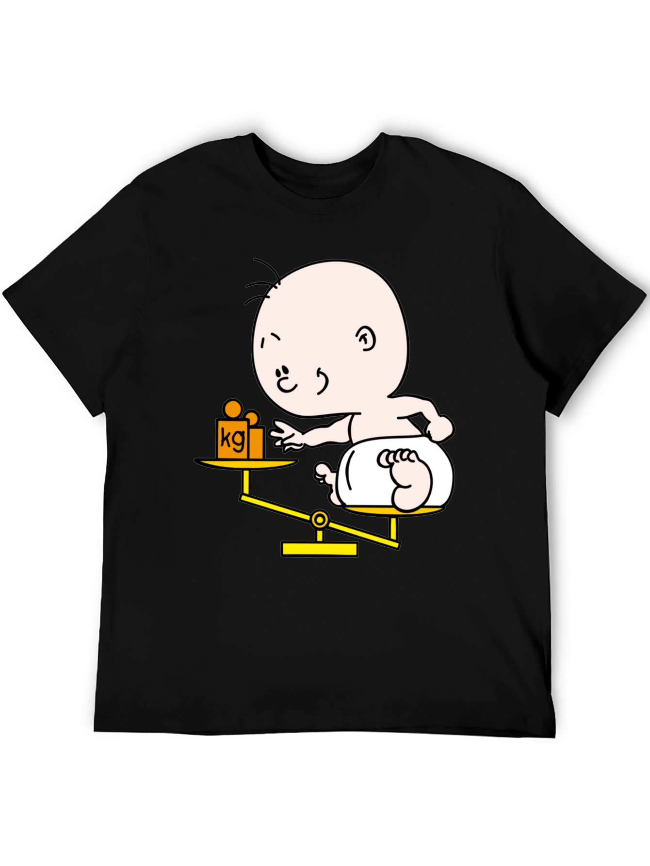 Baby Weight Scale Graphic T-Shirt