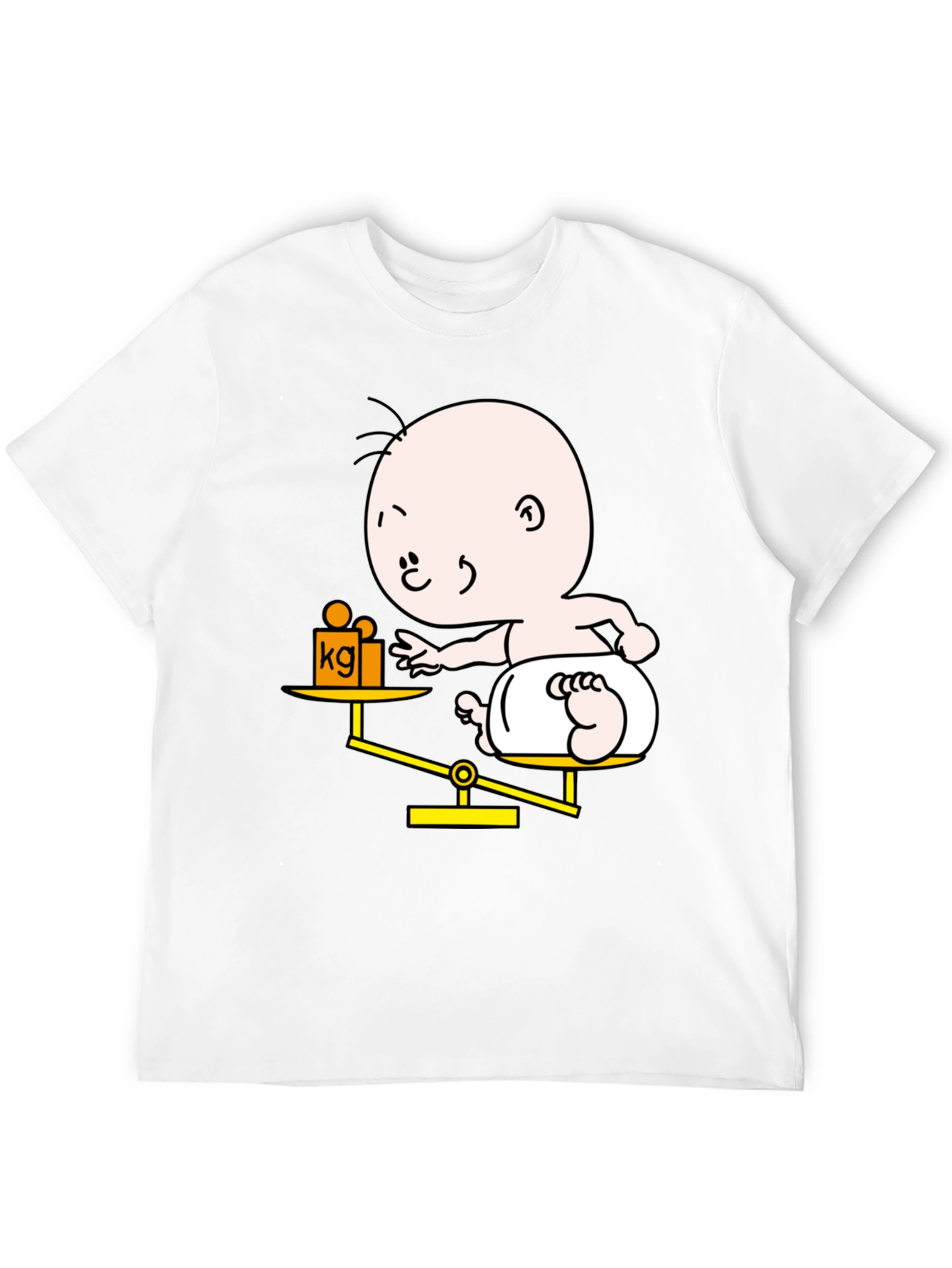 Baby Weight Scale Graphic T-Shirt