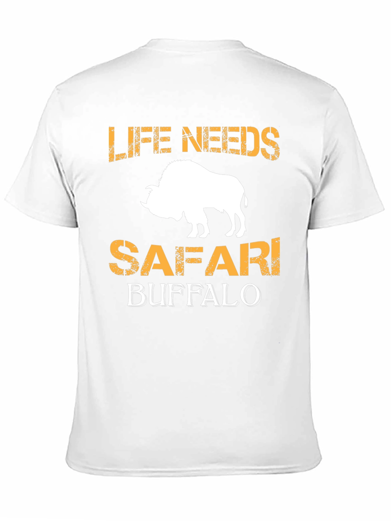 Life Needs Safari Buffalo Graphic T-Shirt