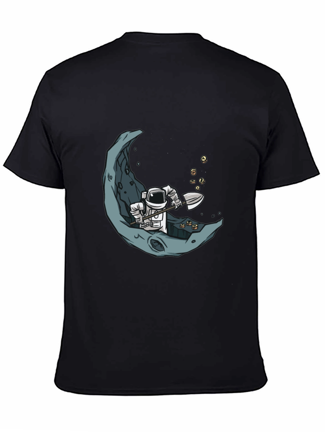 Astronaut Moon Miner Graphic Tee