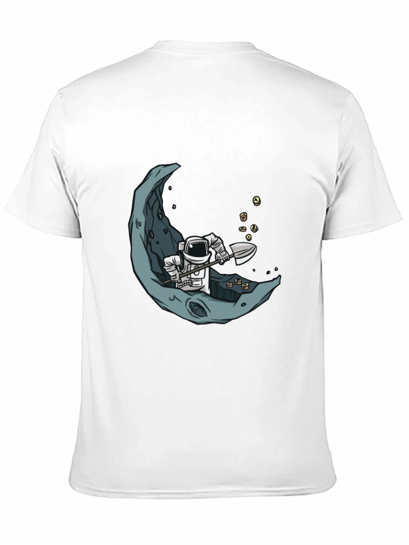 Astronaut Moon Miner Graphic Tee