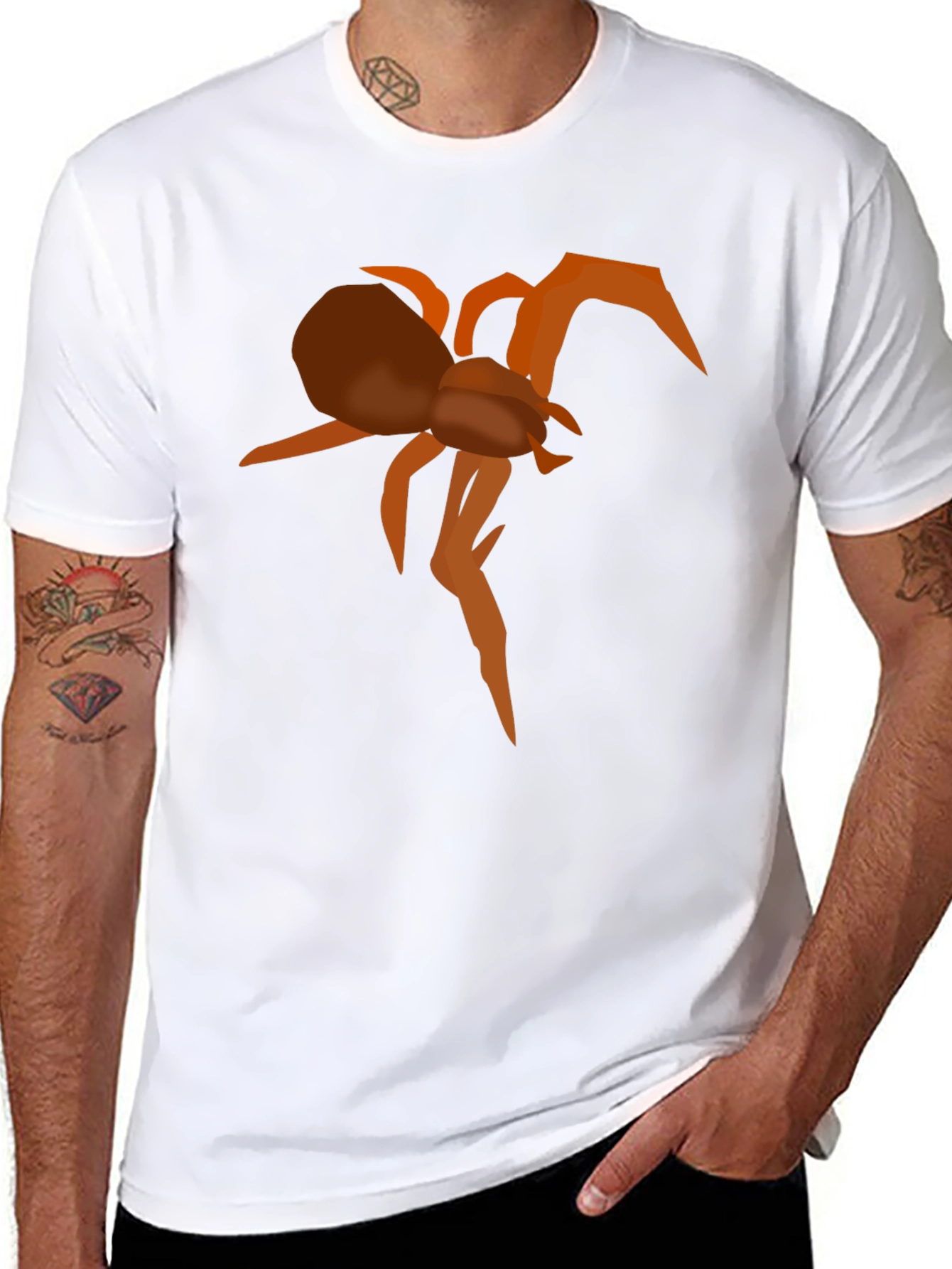 Spider Graphic Tee - Bold Casual Wear