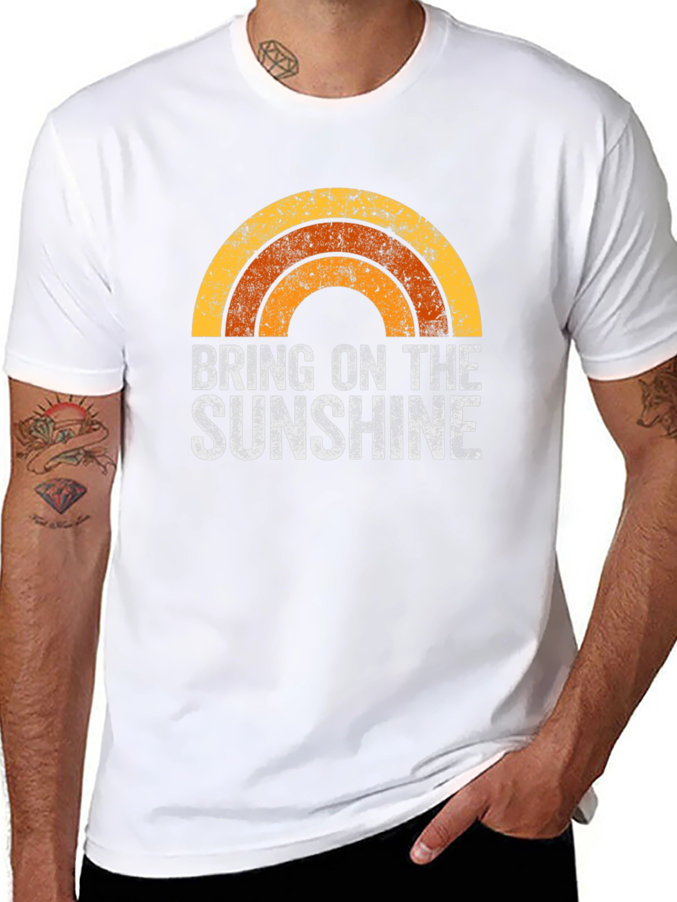 Retro Bring On The Sunshine Graphic Tee