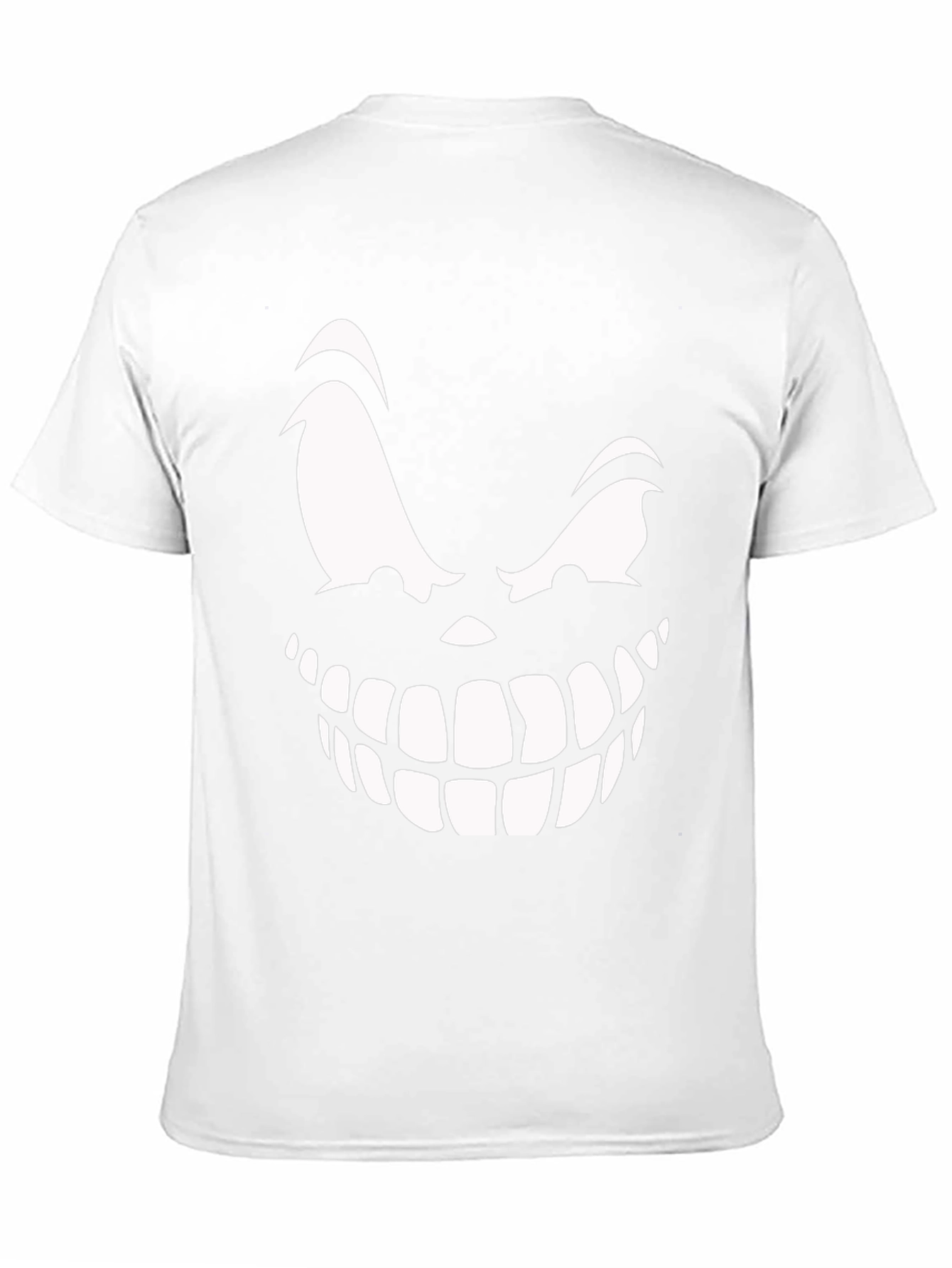 Creepy Smile Graphic Tee - Black