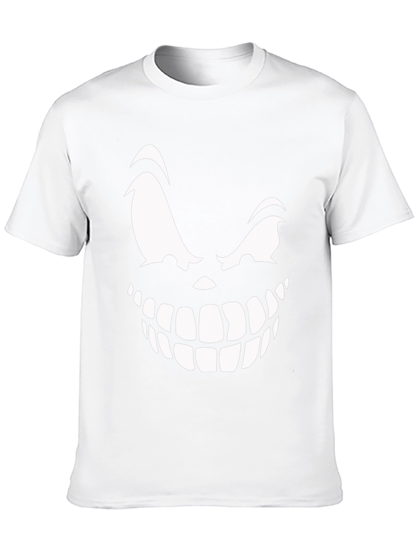 Creepy Smile Graphic Tee - Black