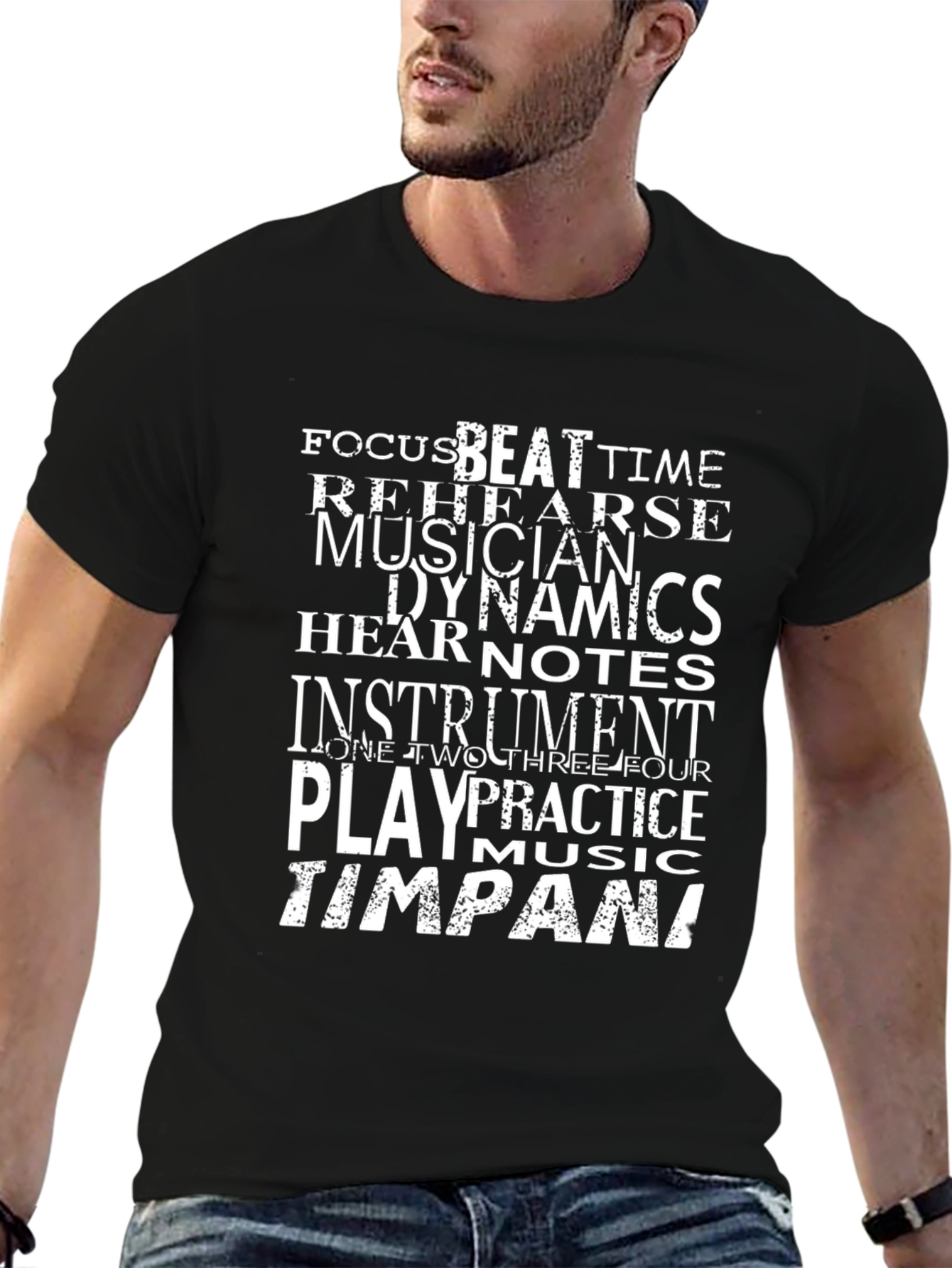 Musician Word Art T-Shirt - Music Lover Tee