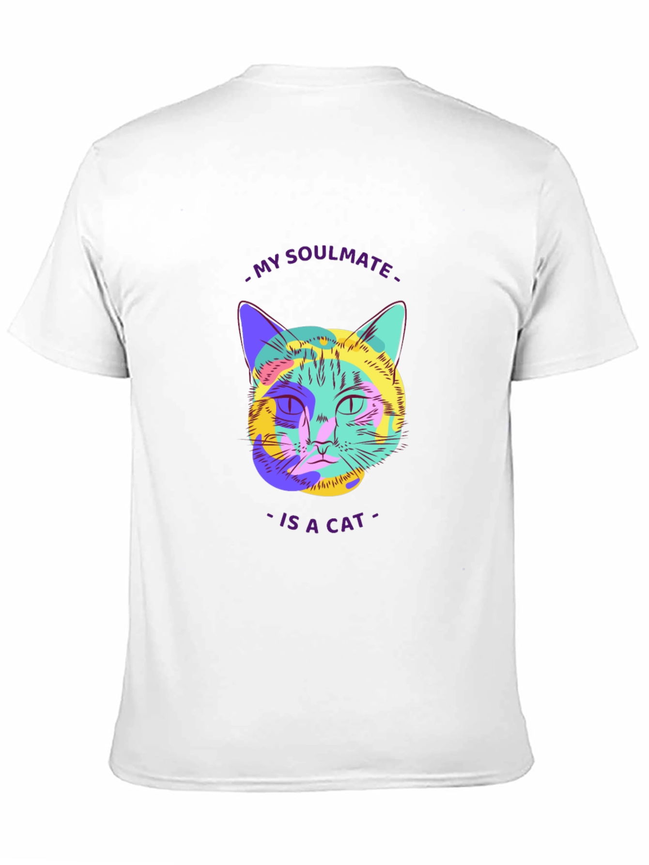 Soulmate Cat Graphic Tee - Stylish Unisex T-Shirt
